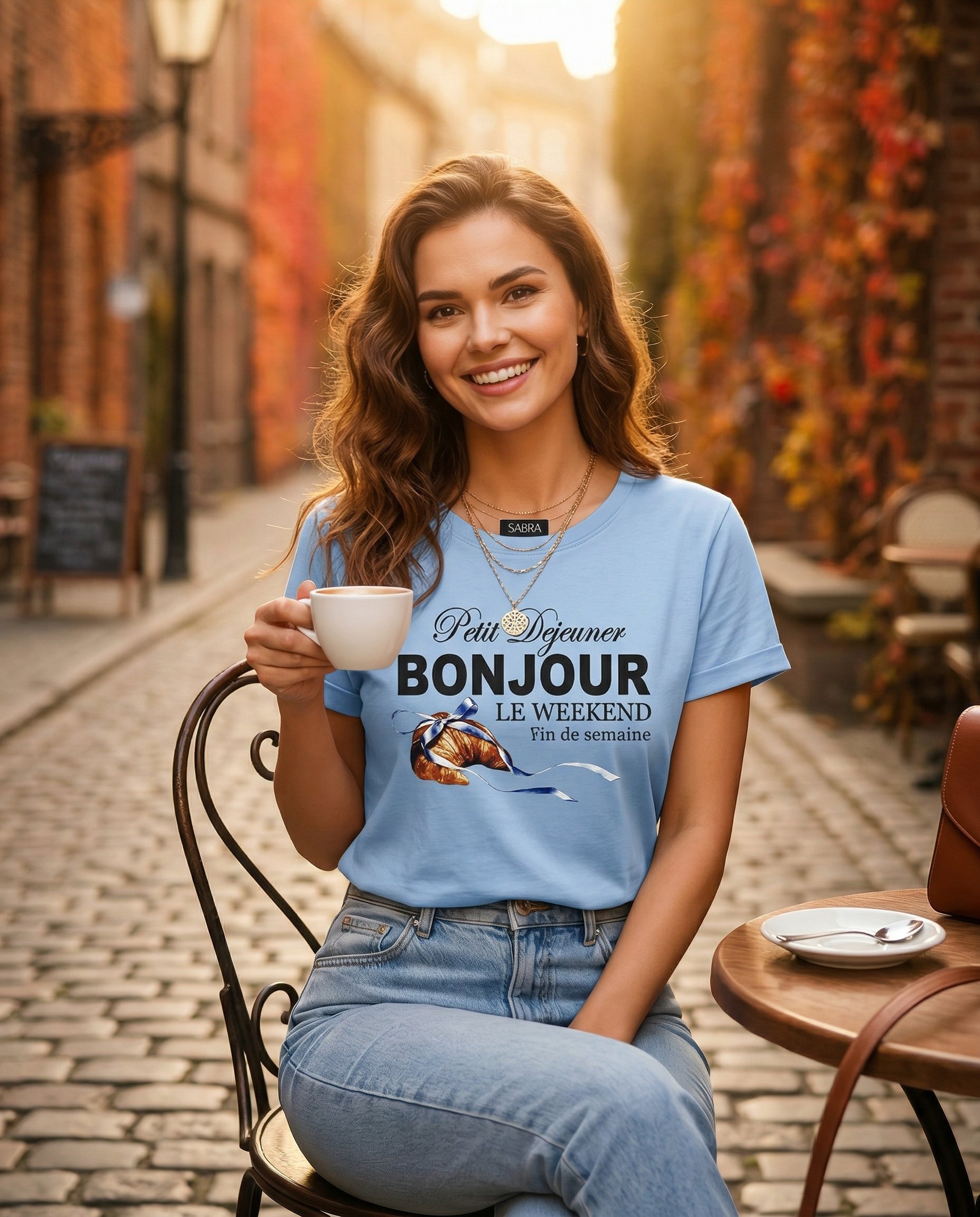 Bluzka z croissant - 4