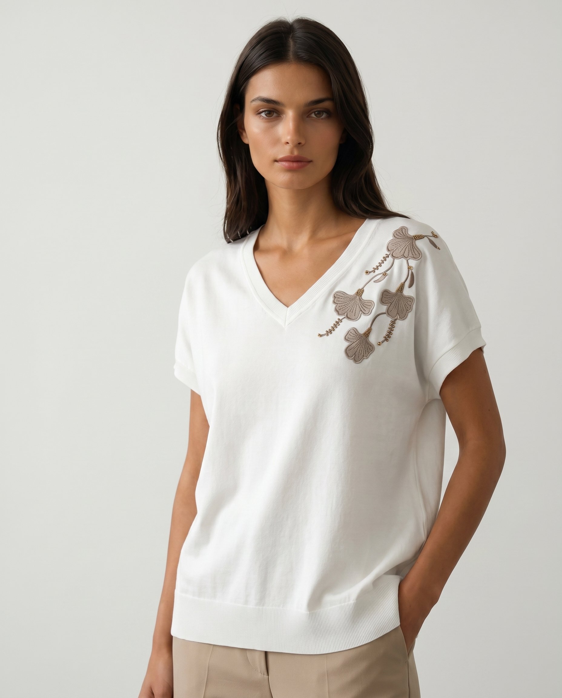 Cropped Faux leather Jacket