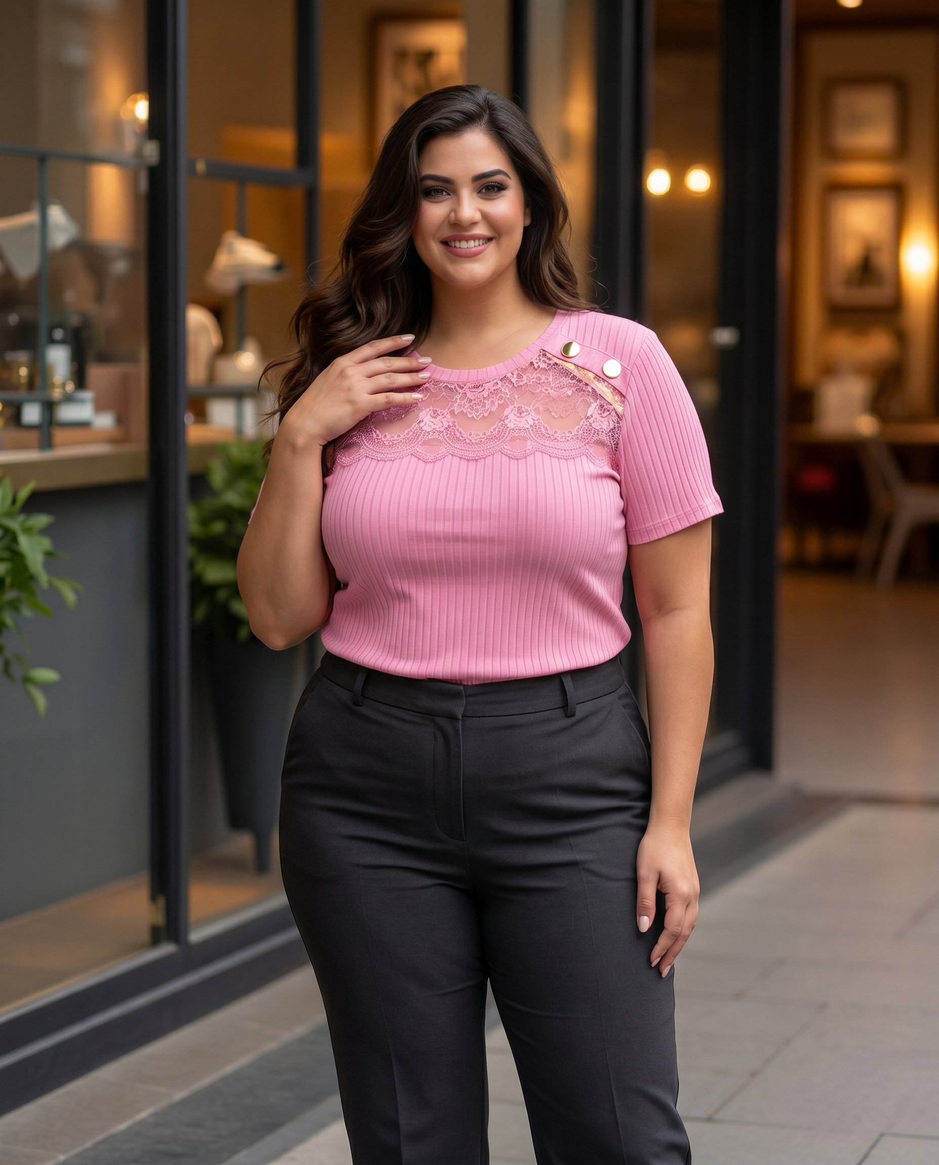 Bluzka z KORONKĄ KEN -70235 - 6