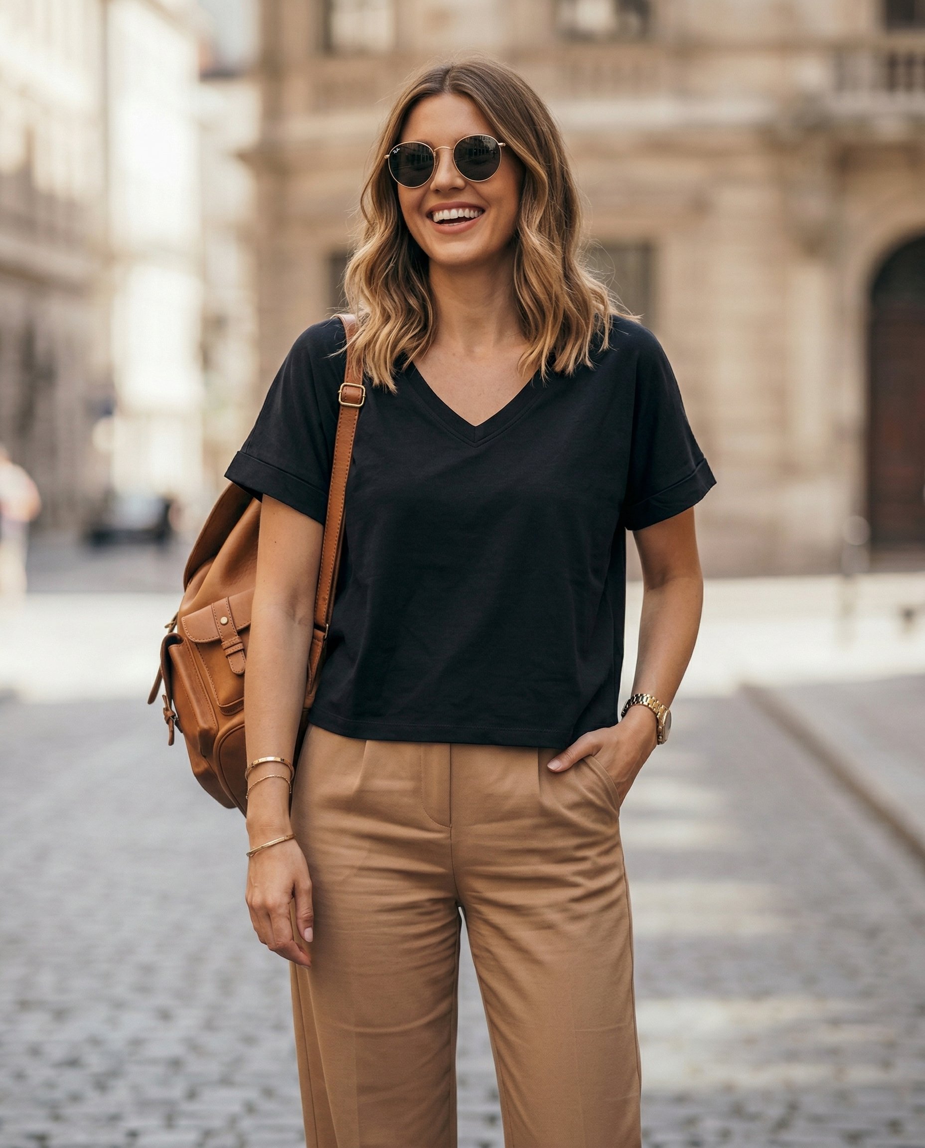 Bluzka w serek ZKI-08 - 7