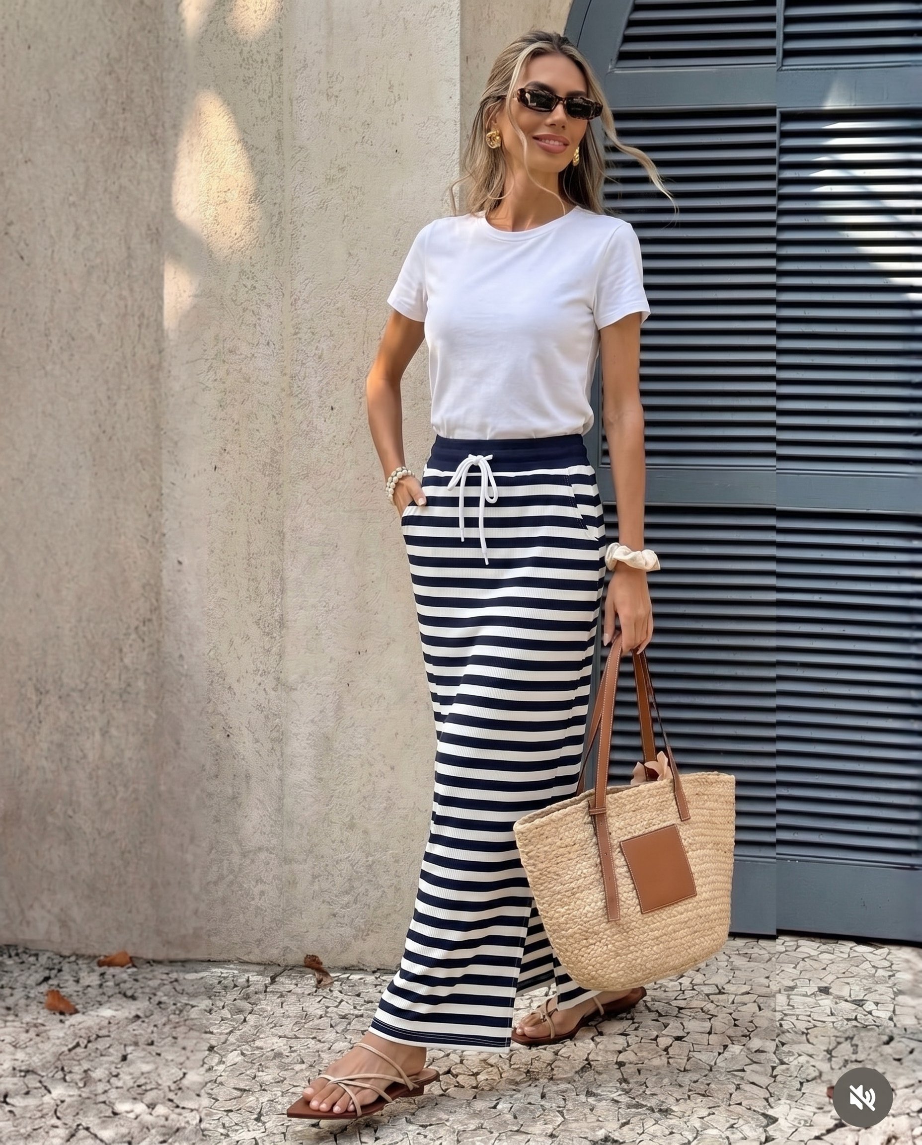 Spódnica w PASKI KEN-1680 - 5