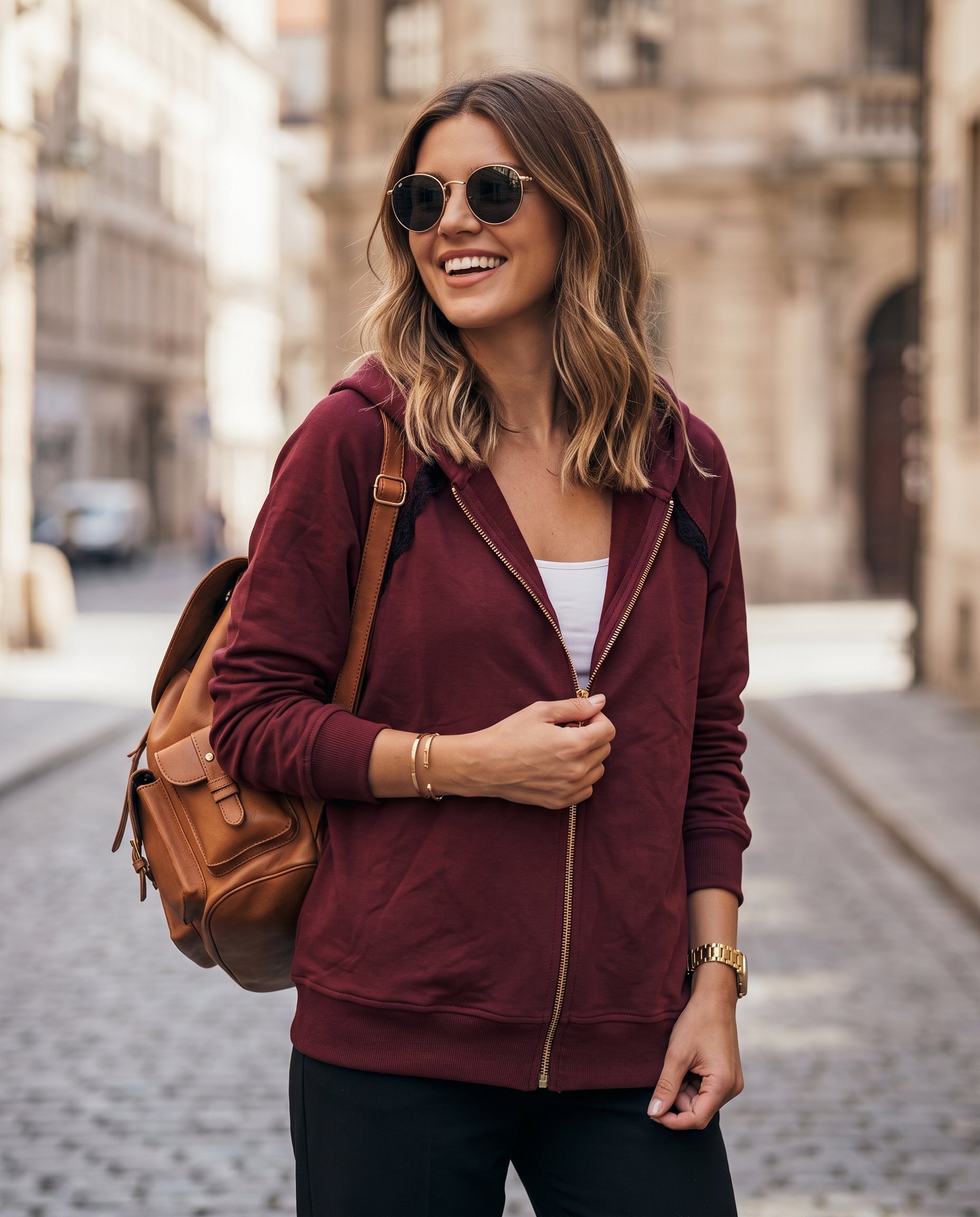 Bluza ROZPINANA Z KORONKĄ - 1