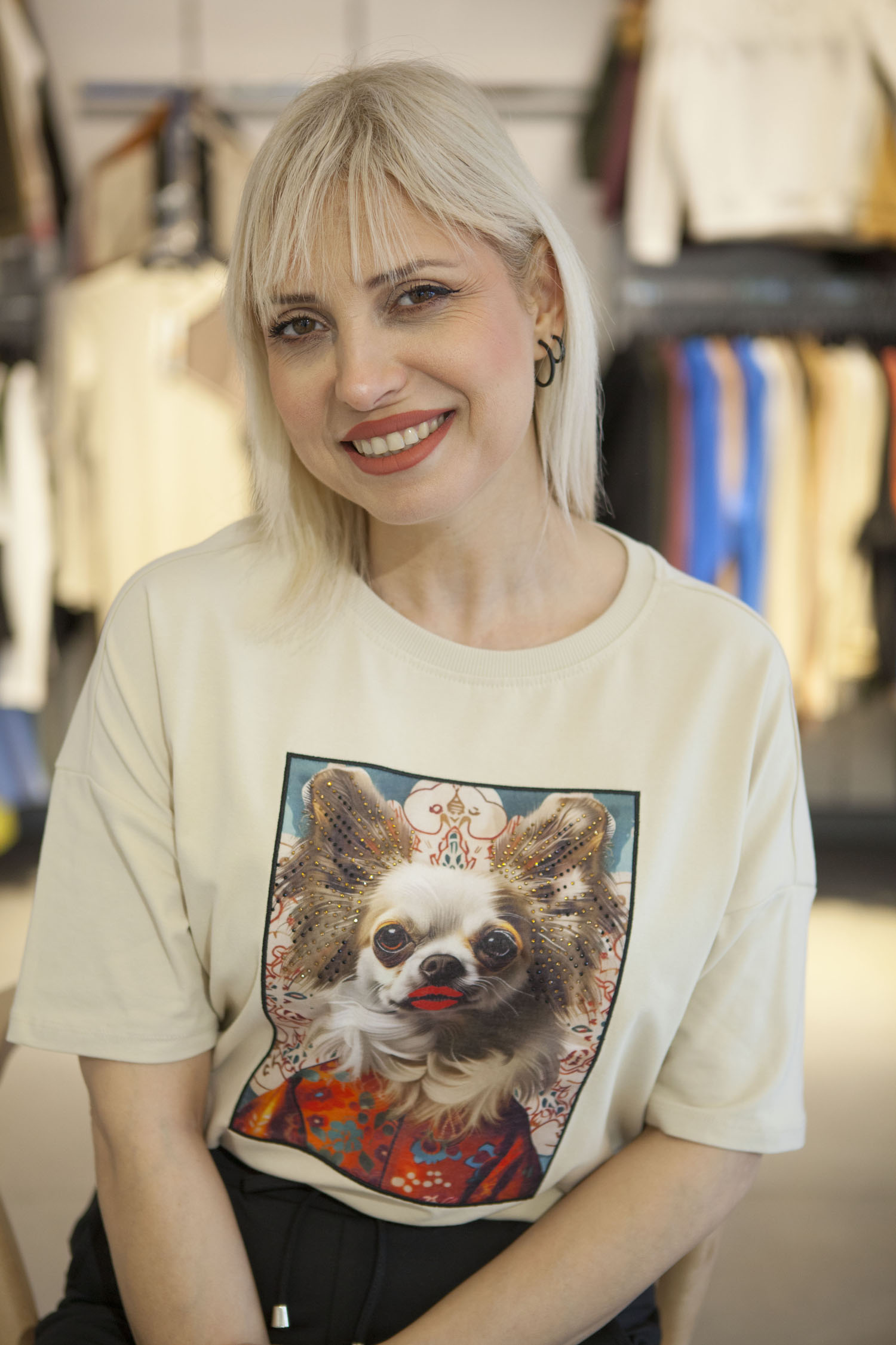 Cropped Faux leather Jacket