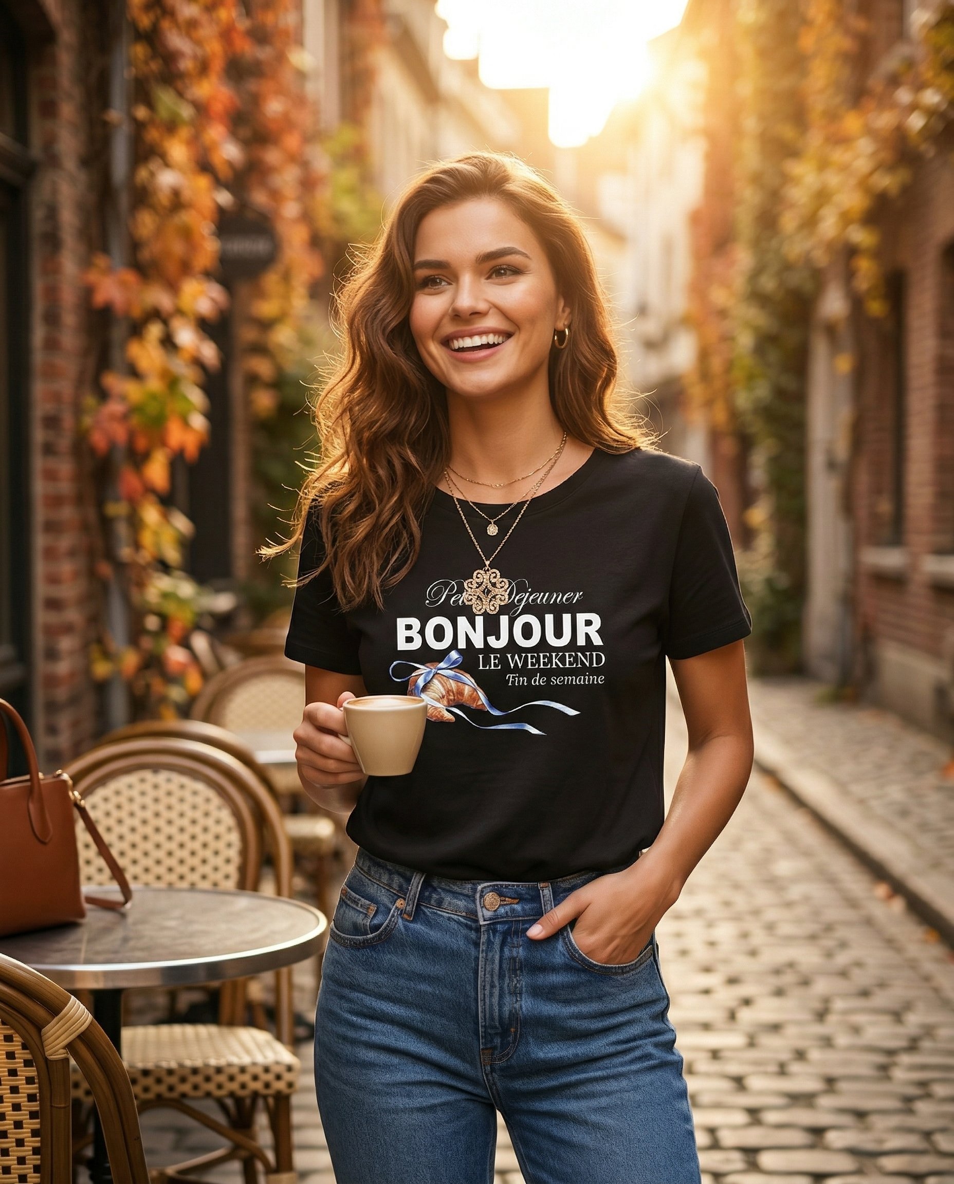 Bluzka z croissant - 3