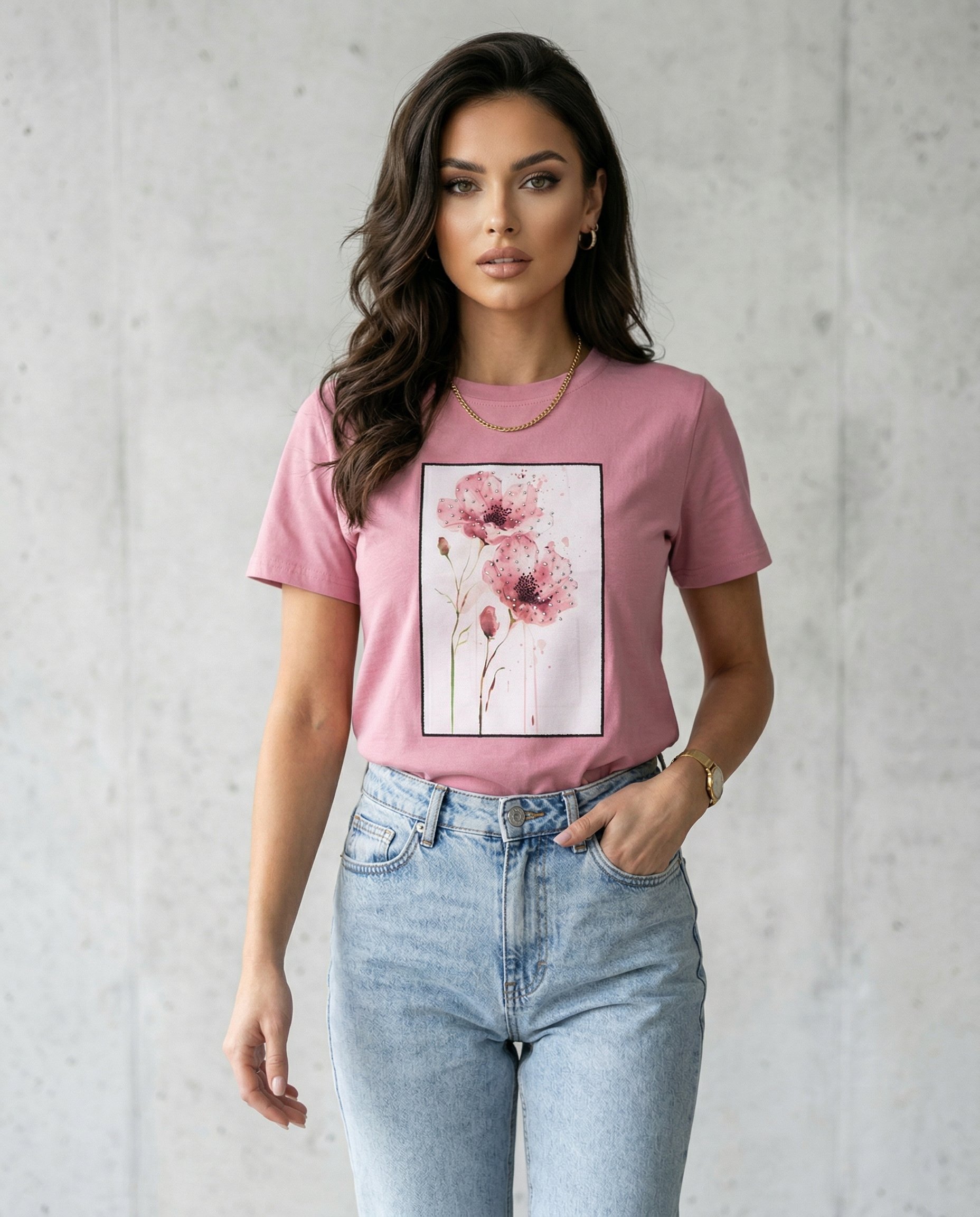 Bluzka z kwiatkiem - 6