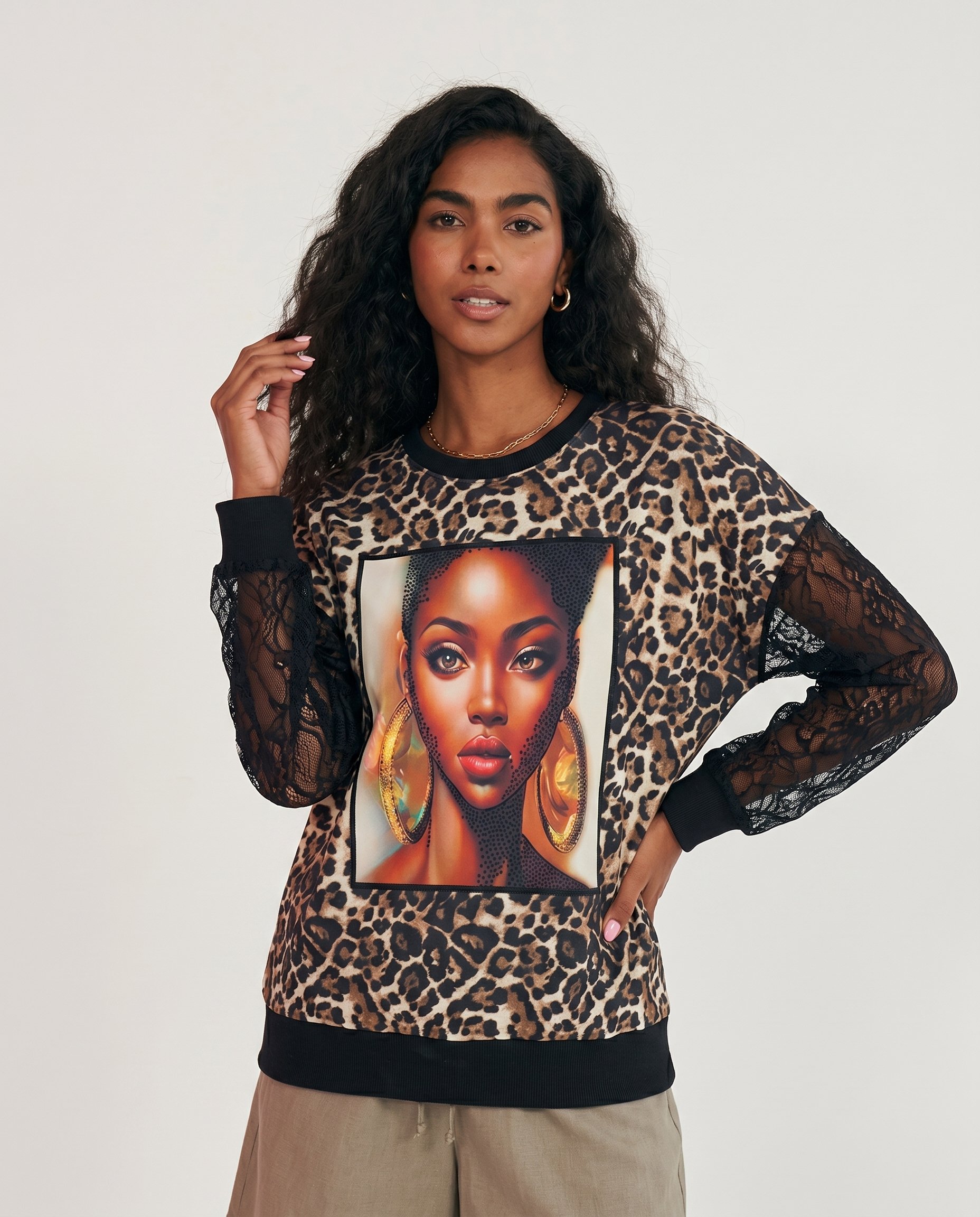 Cropped Faux leather Jacket