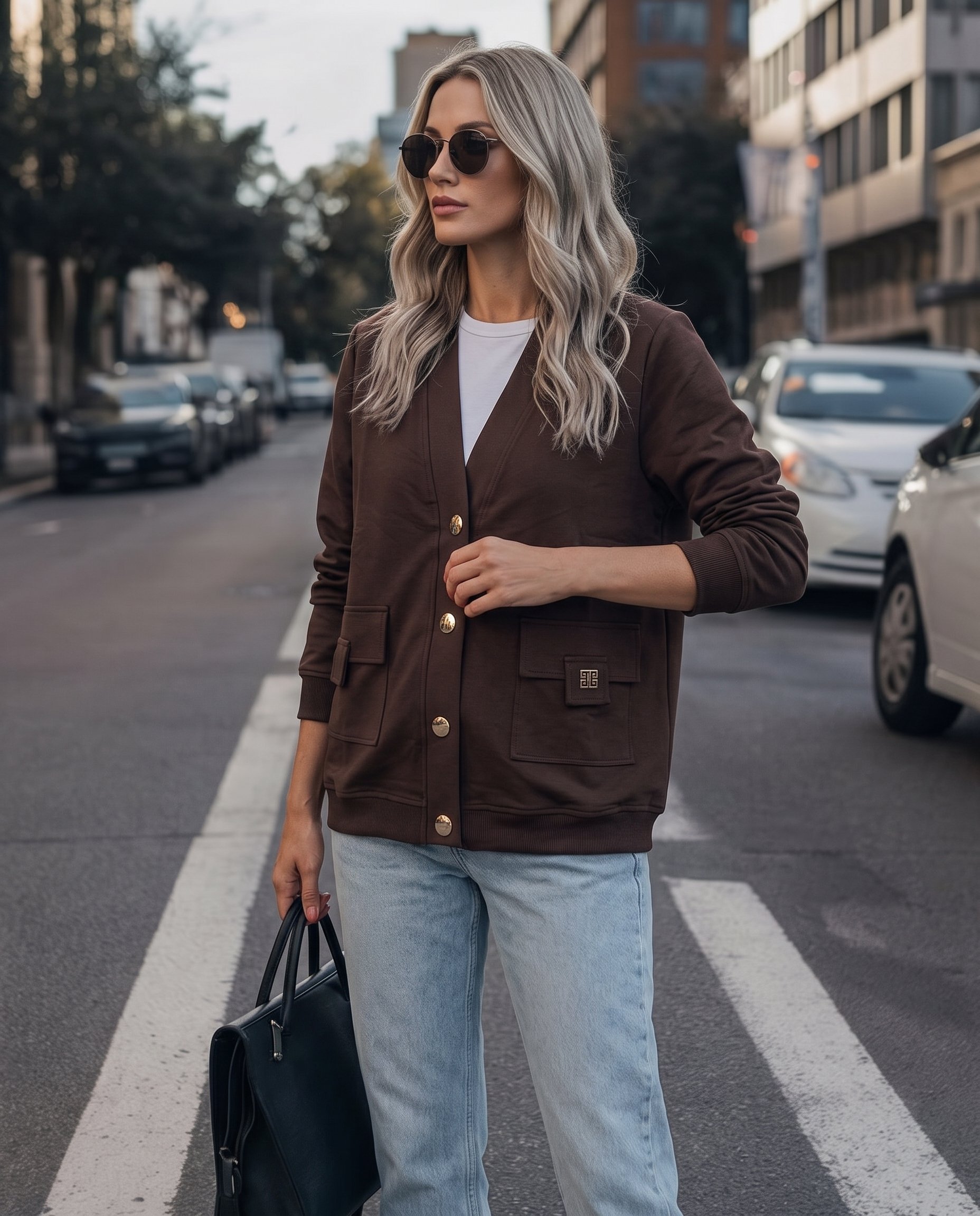 Bluza ŻAKIETOWA NA GUZIKI - 6