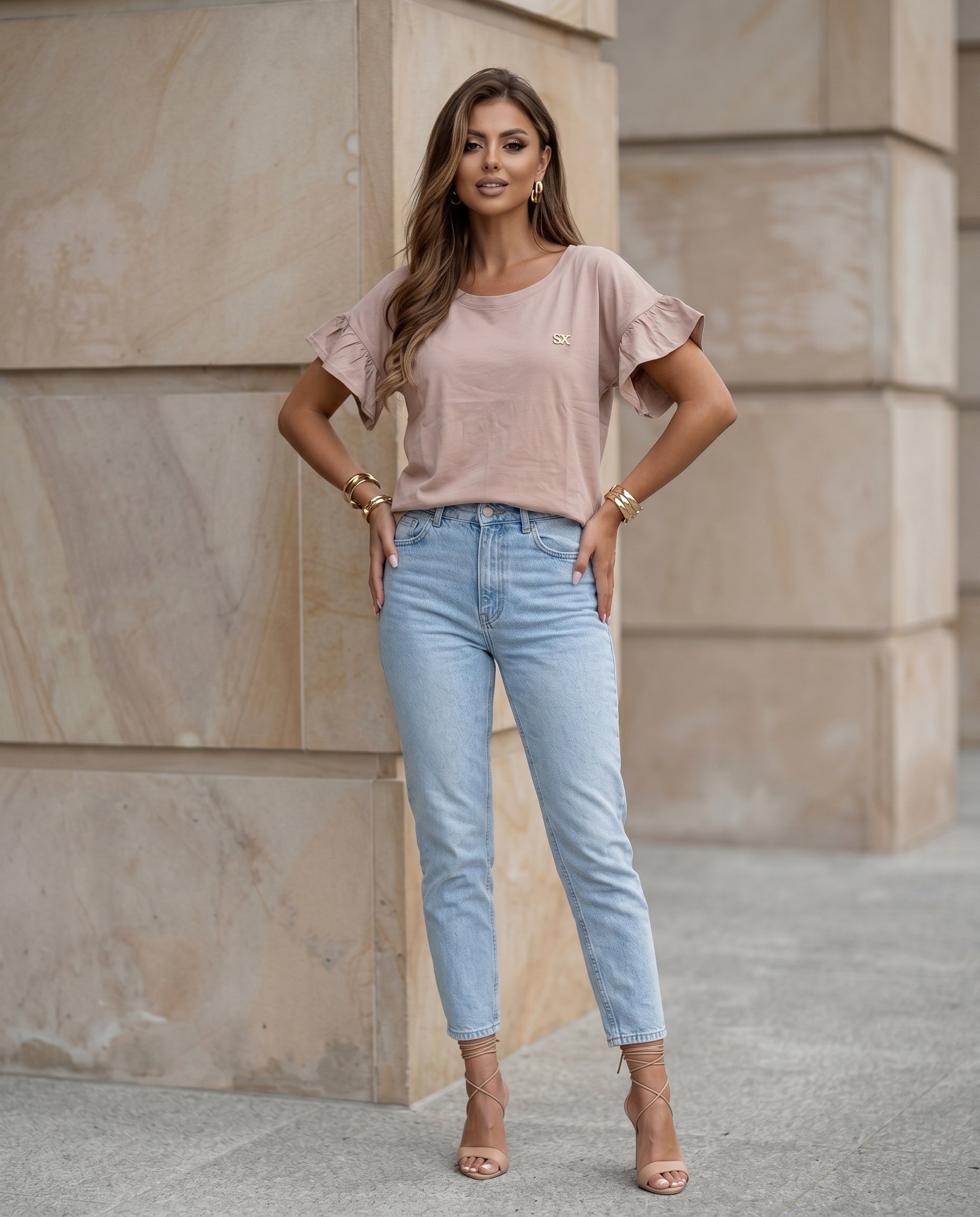 Bluzka z FALBANAMI - 4