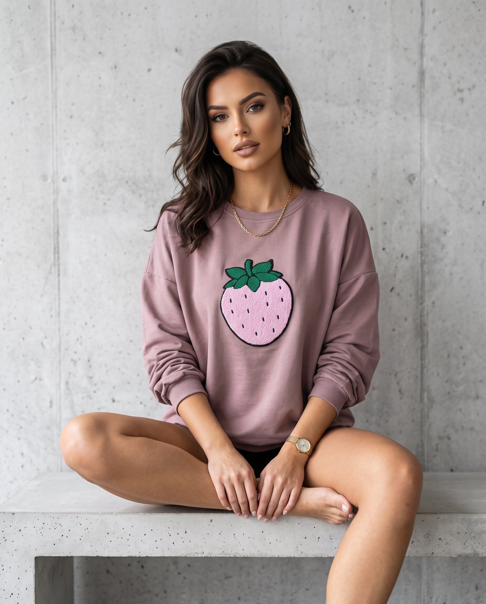 Bluza z TRUSKAWKĄ D-1016 - 5