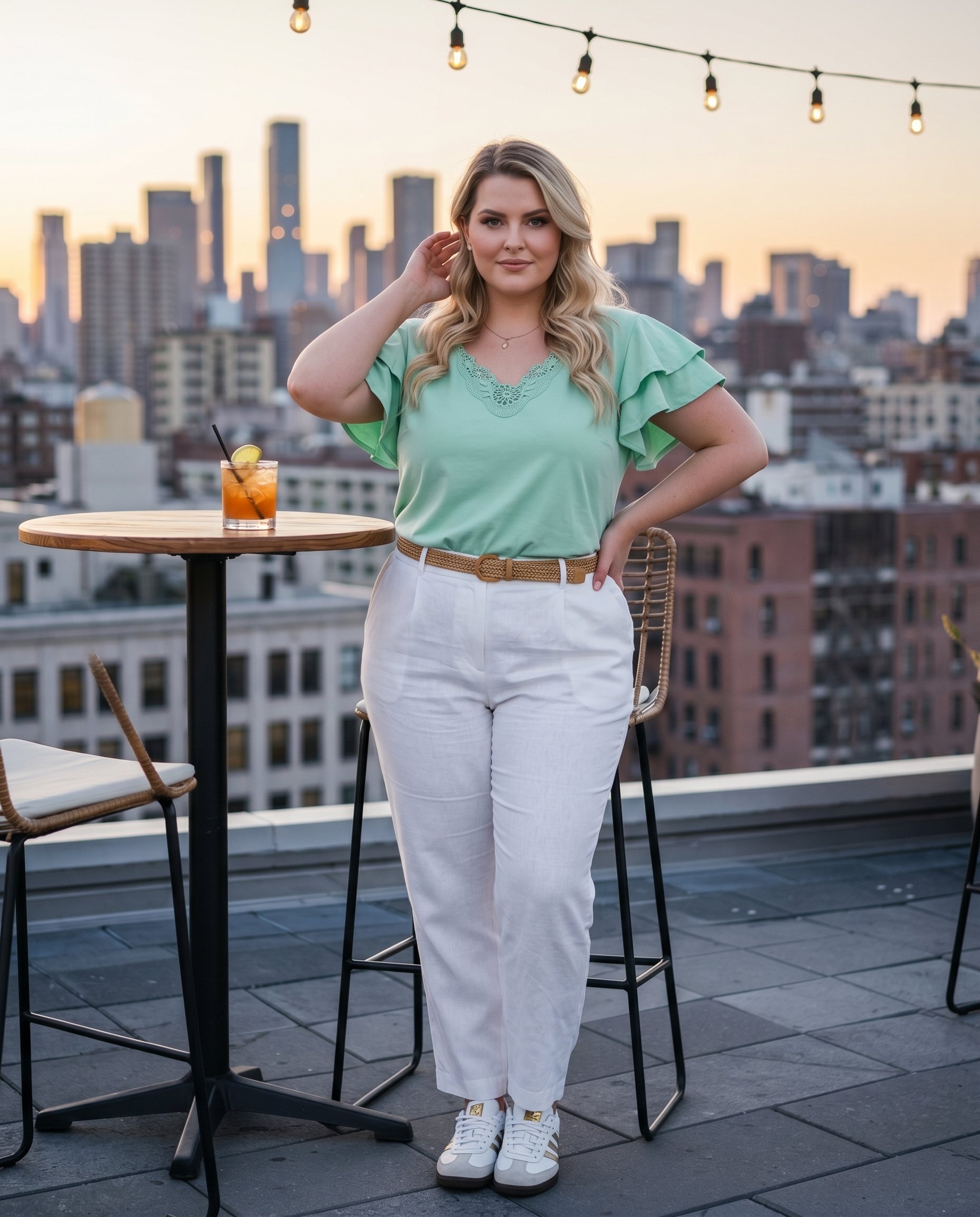 Cropped Faux leather Jacket