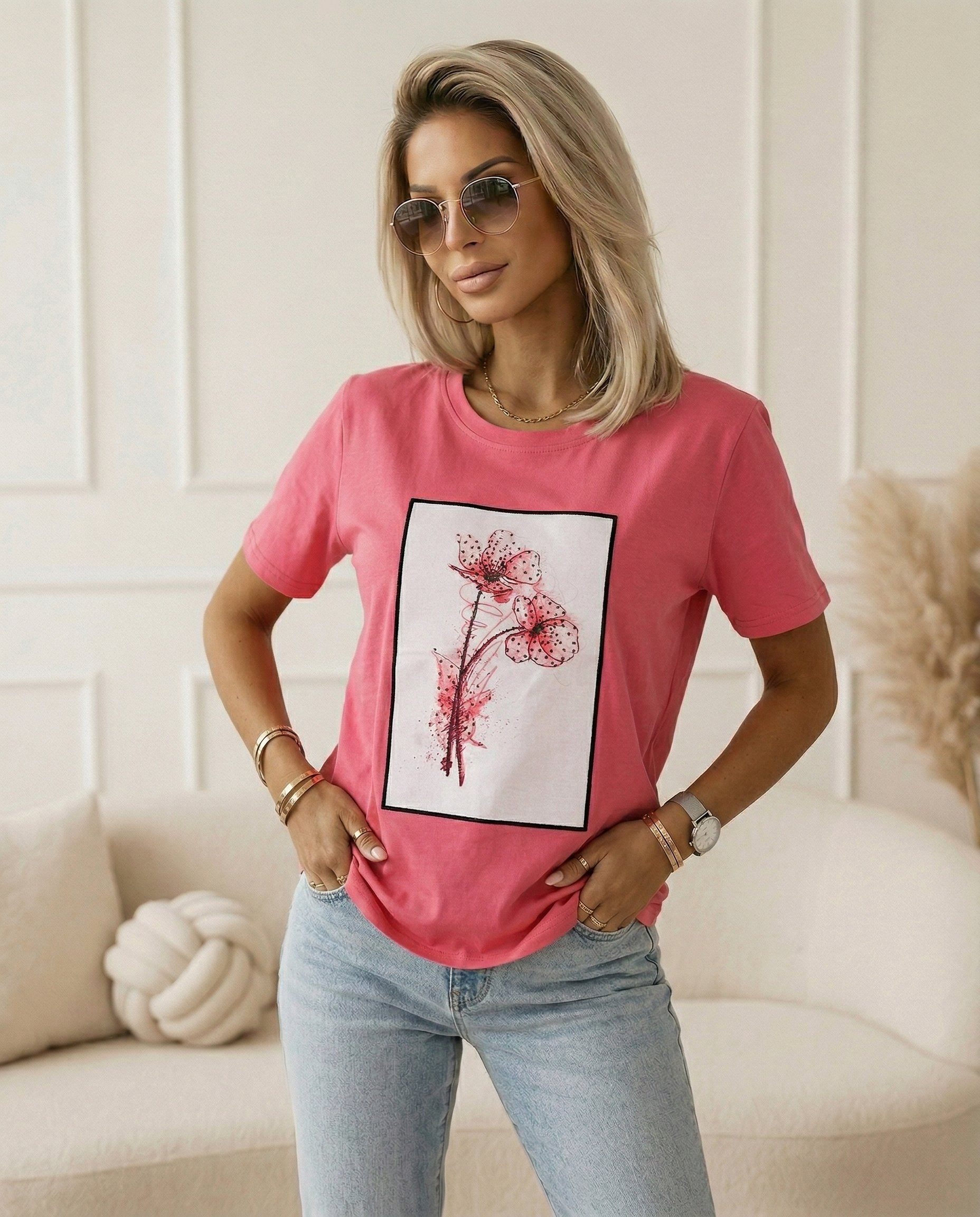 Bluzka z KWIATKIEM - 8