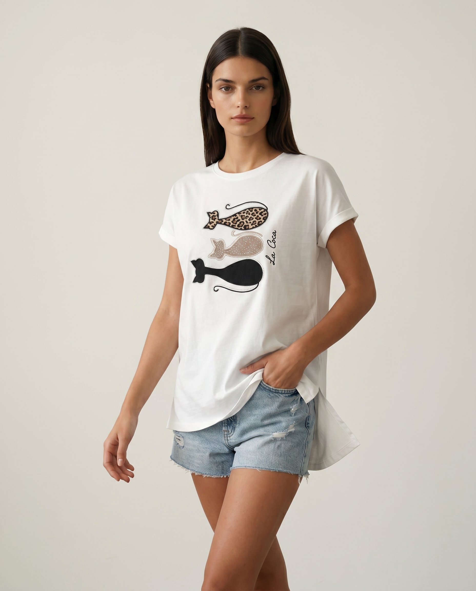 Bluzka z KOTAMI KEN-60533 - 5