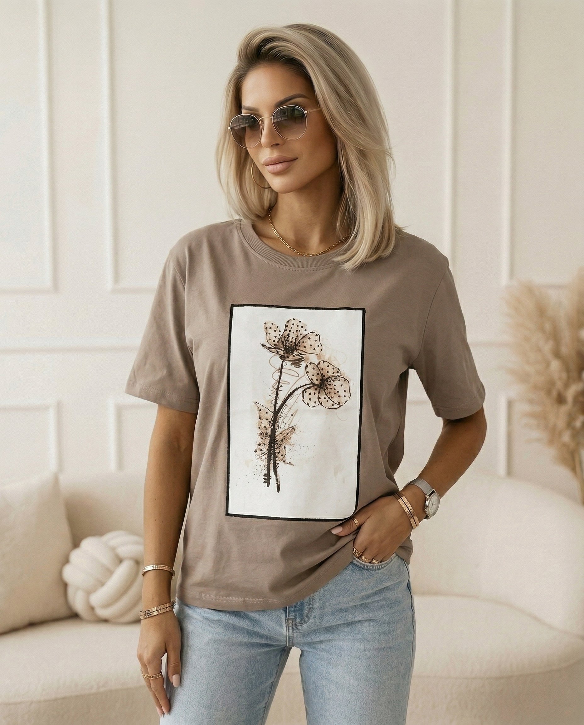 Bluzka z KWIATKIEM - 9