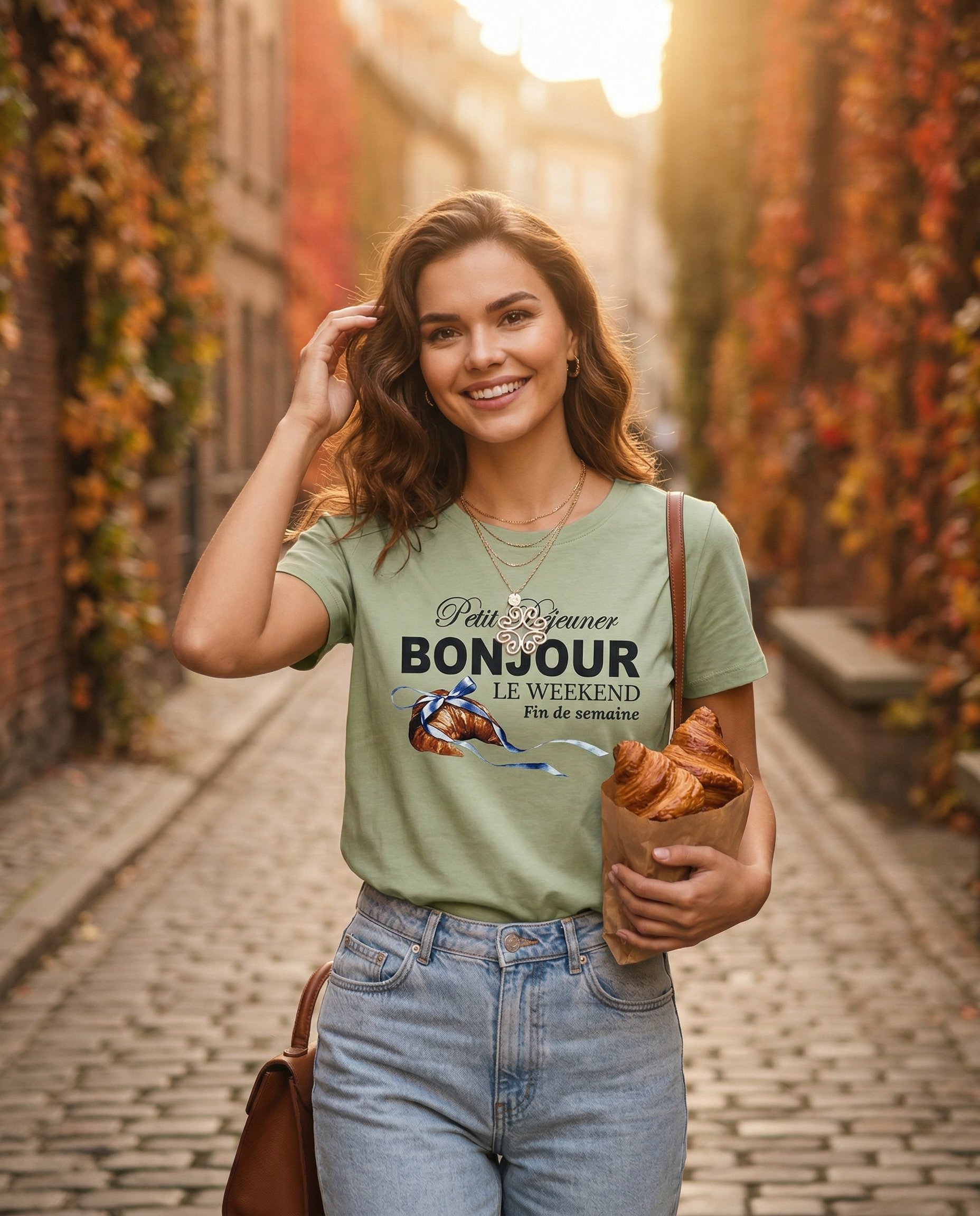 Bluzka z croissant - 9