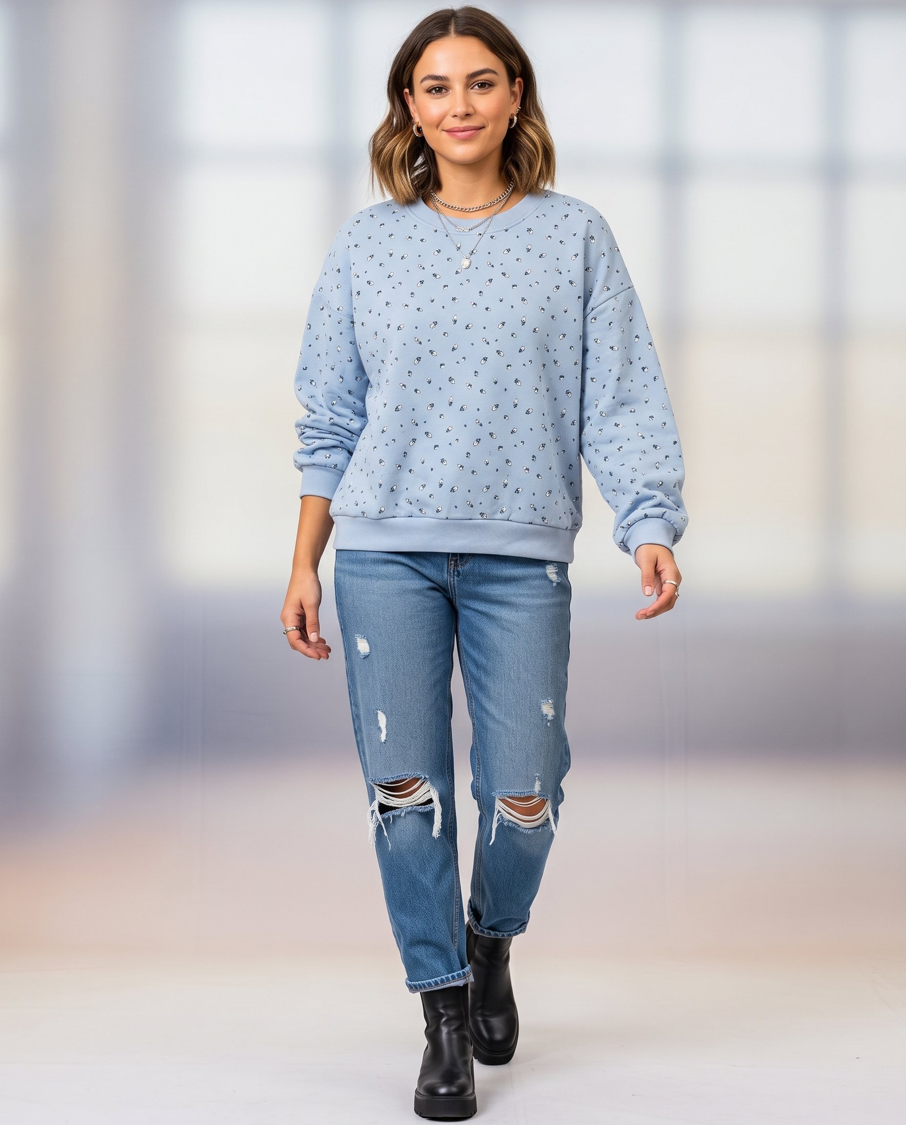 Bluza OCIEPLANA D-1138 - 1