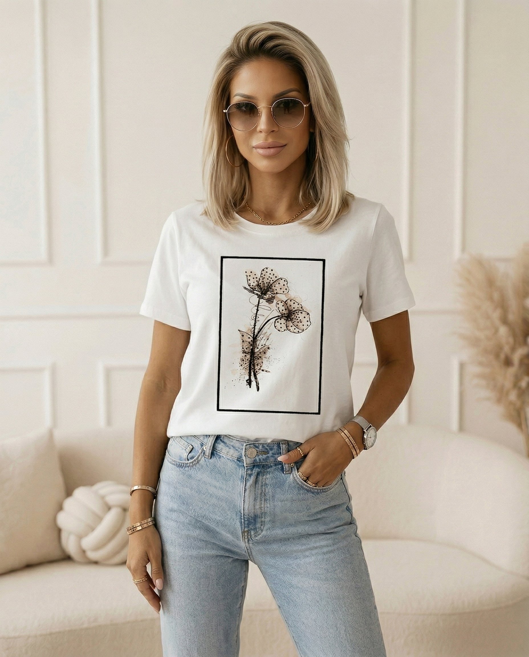 Bluzka z KWIATKIEM - 5