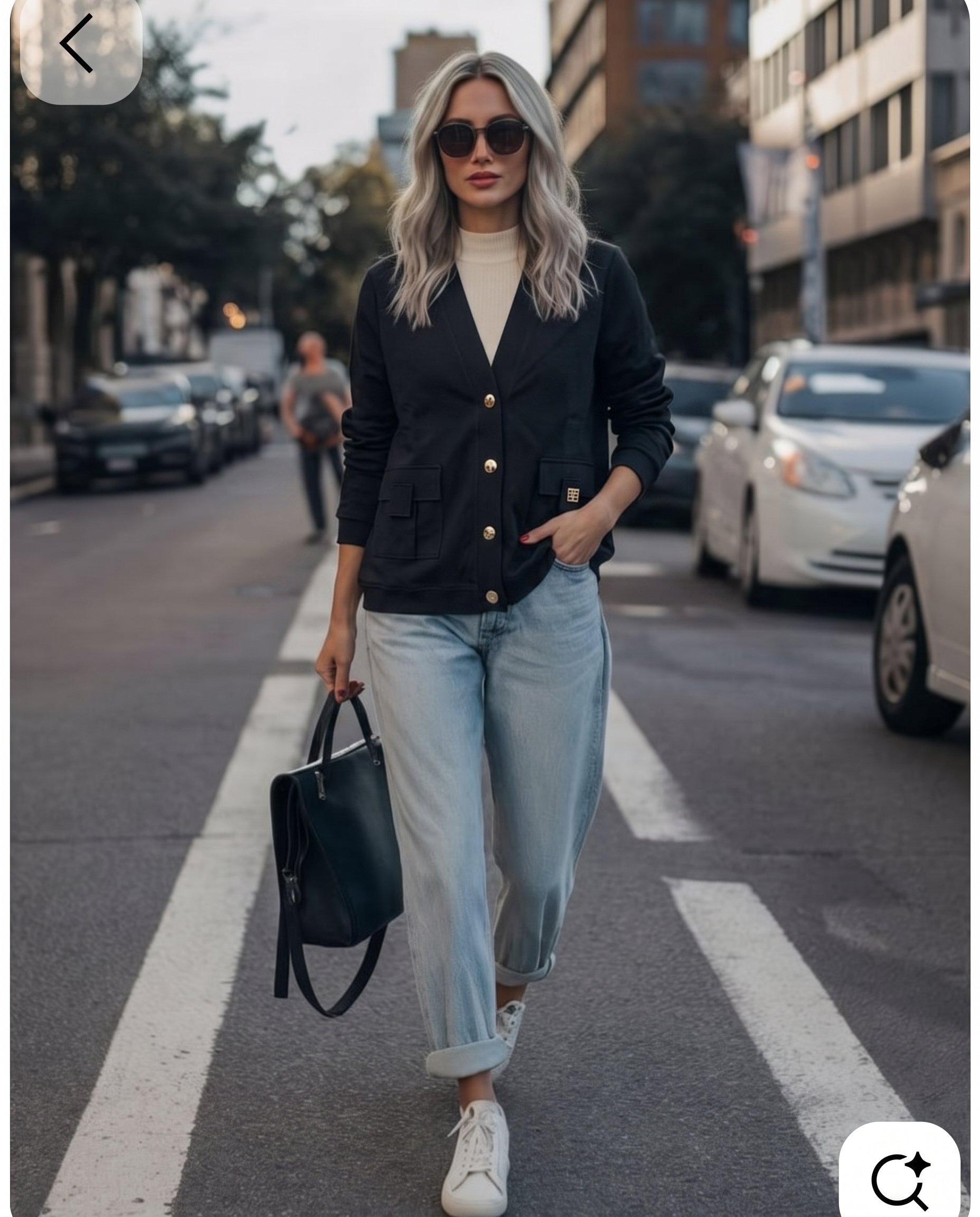 Bluza ŻAKIETOWA NA GUZIKI - 2