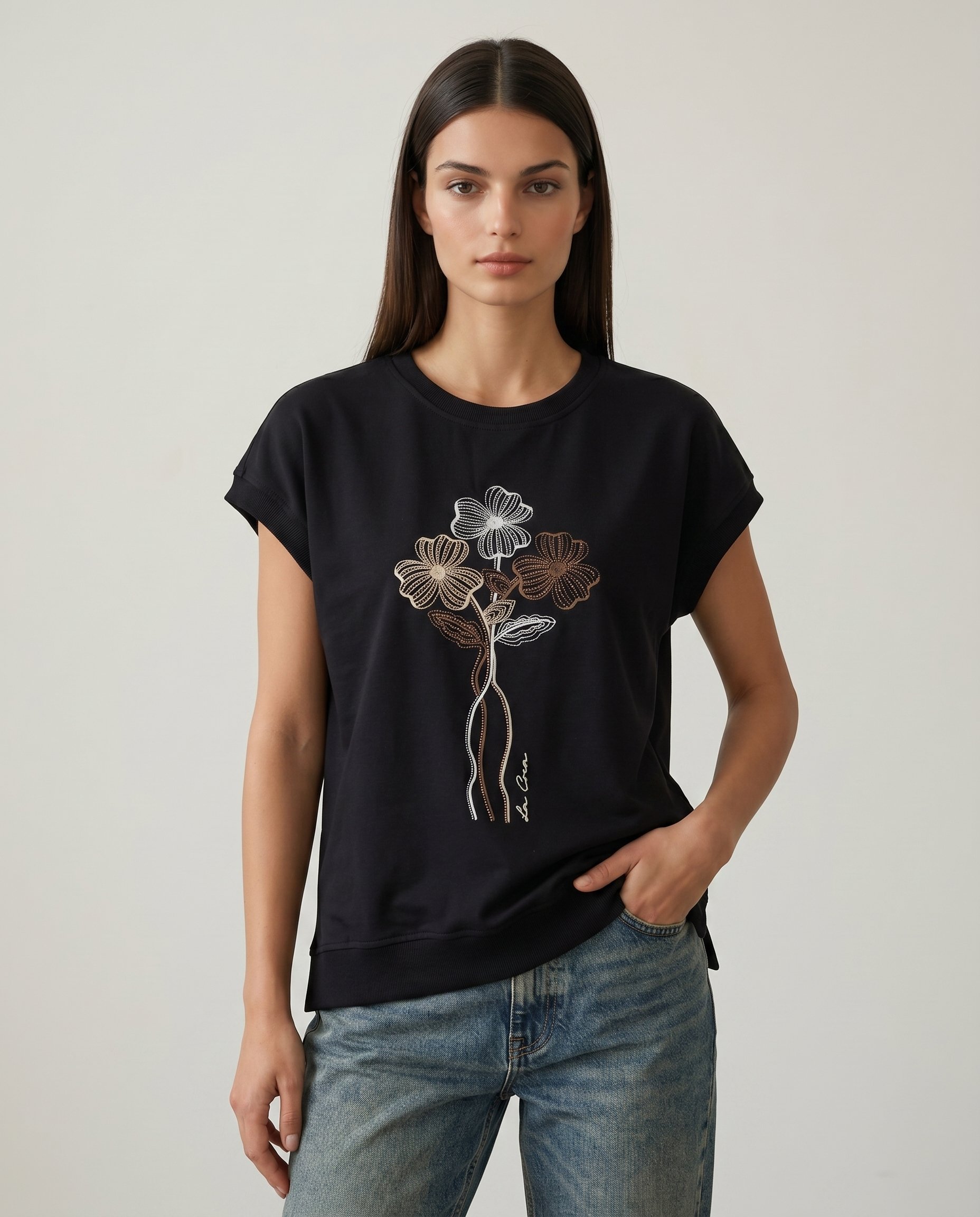 Bluzka z KWIATAMI KEN-02 - 2