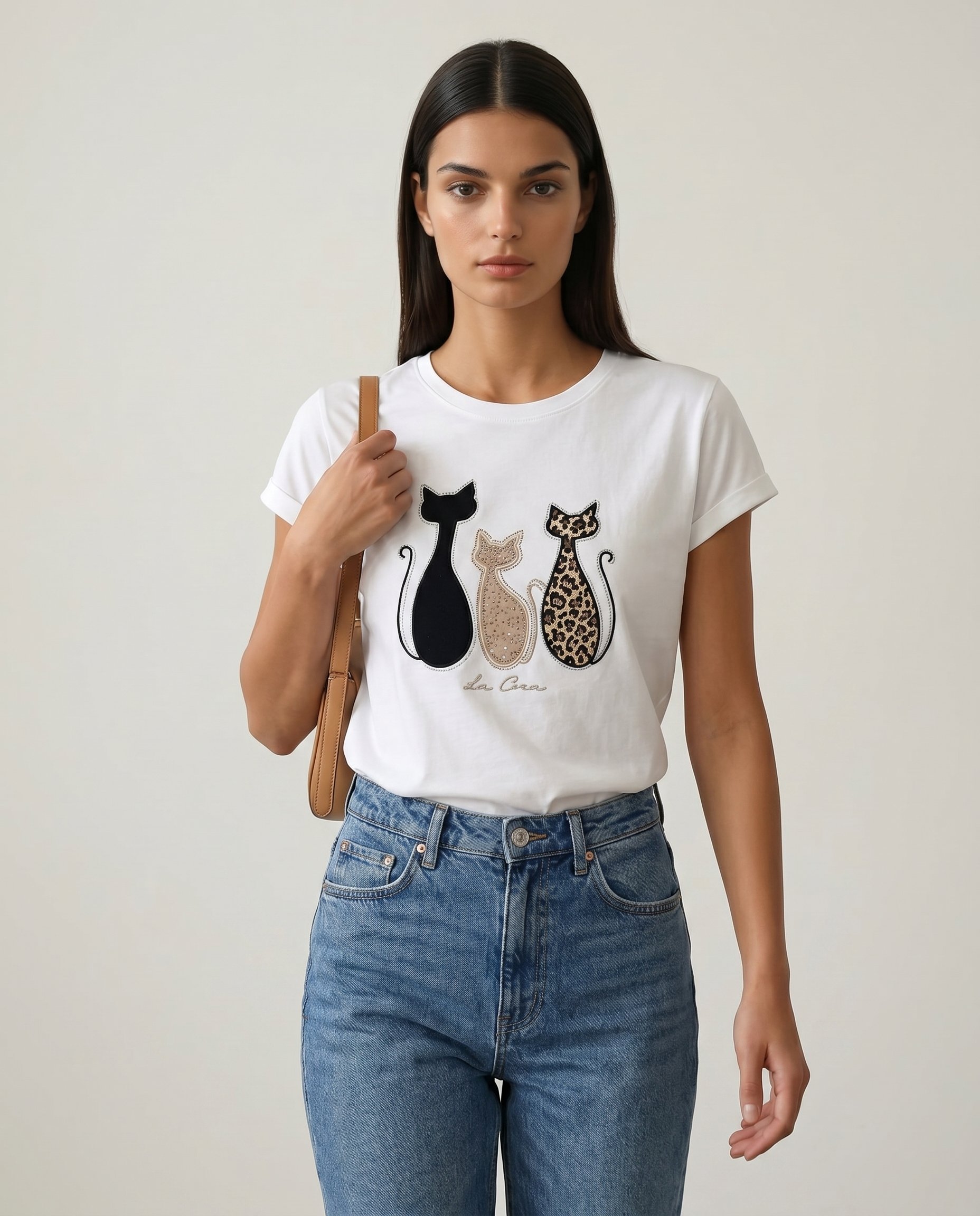 Bluzka z KOTAMI KEN-60533 - 7