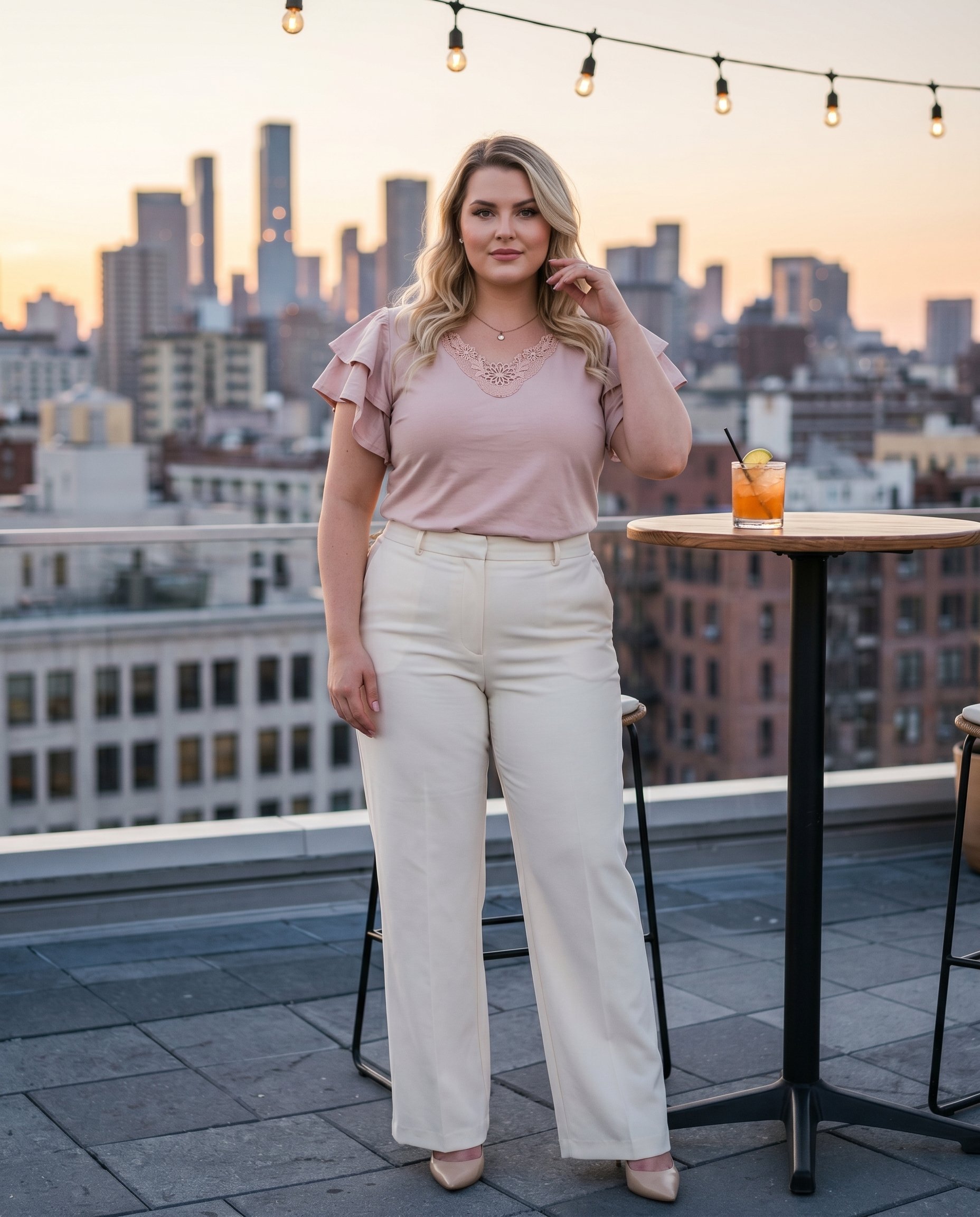 Bluzka z falbanami na rękawie WA-01 - 2