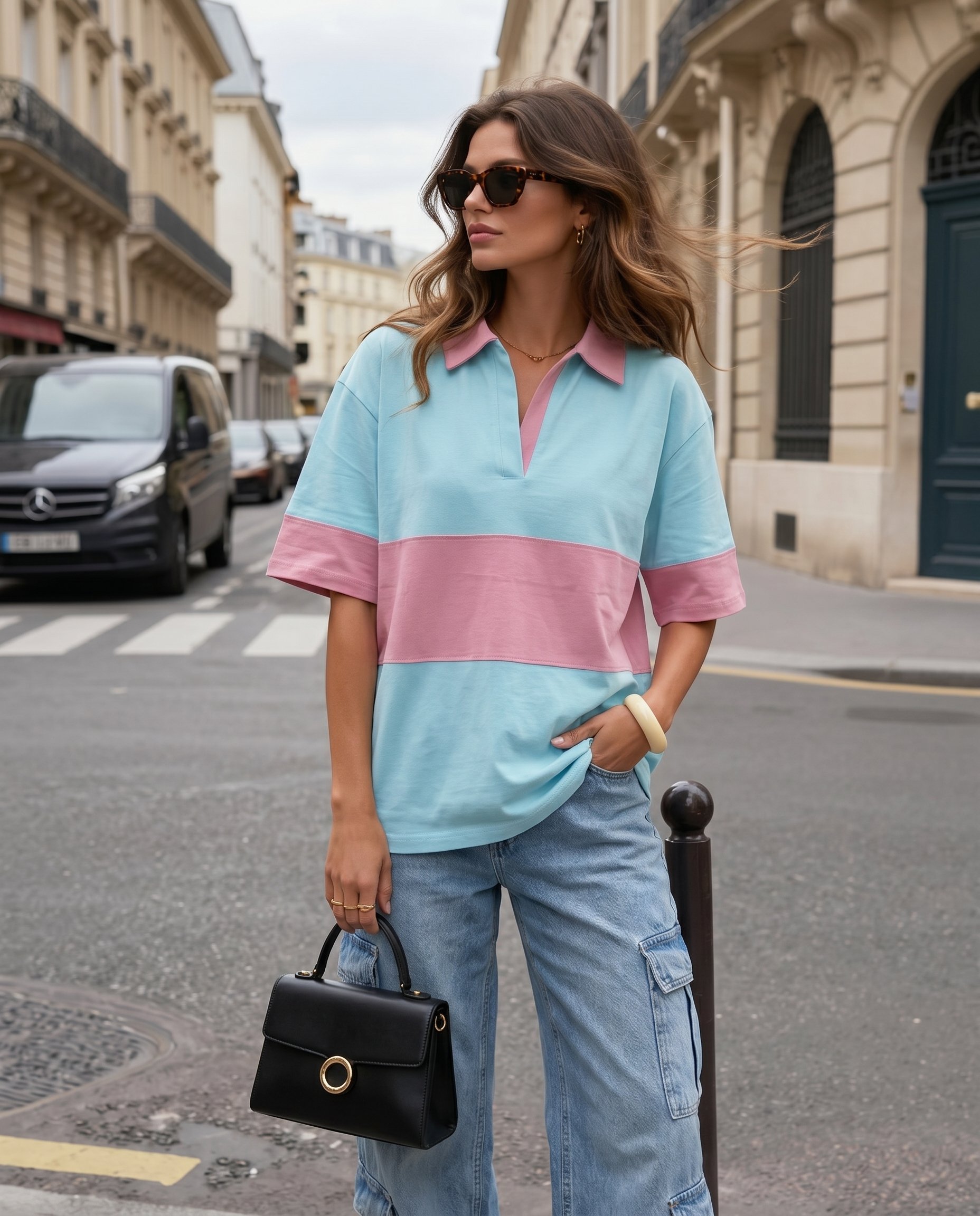 Polo w paski FE-1557