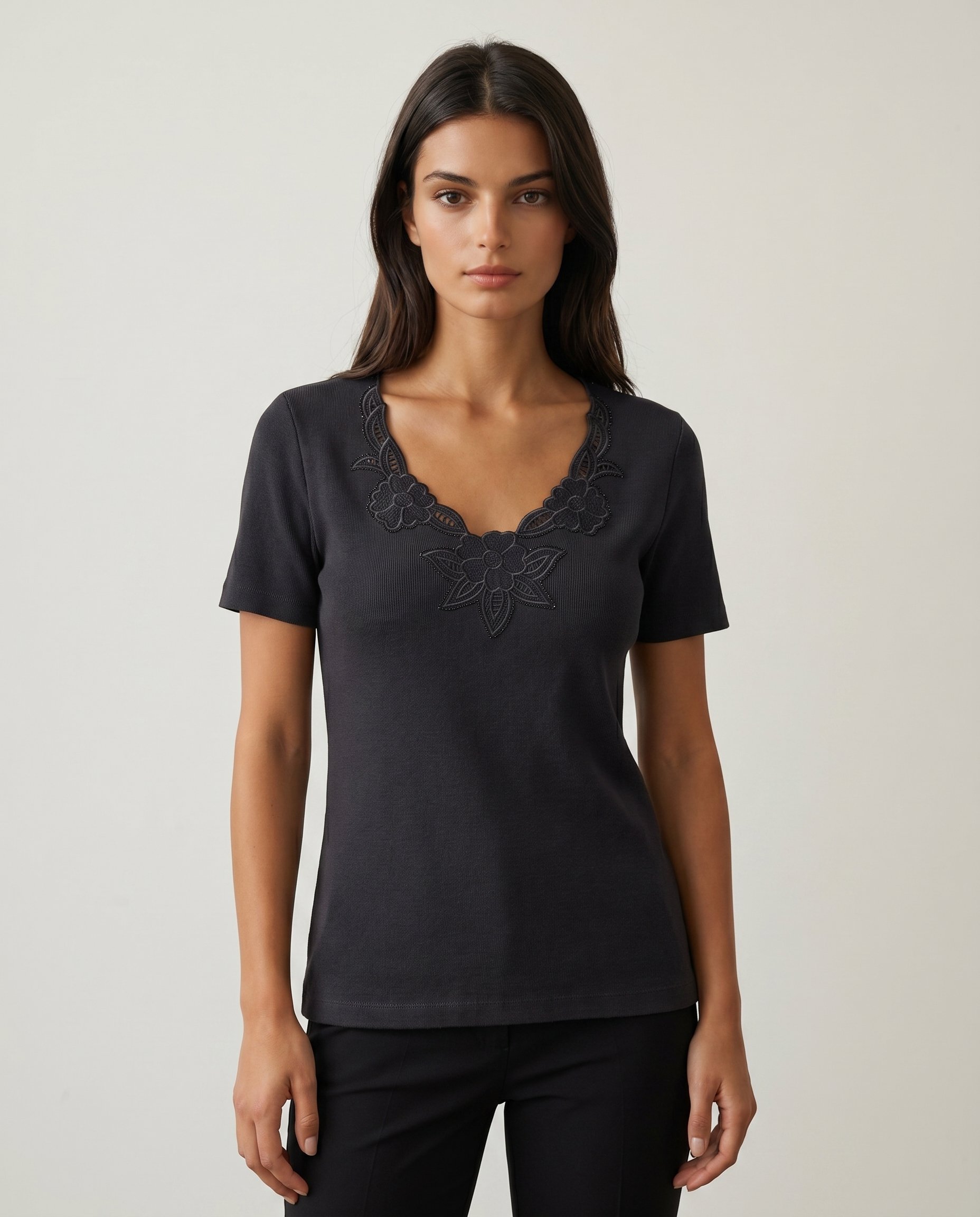 Cropped Faux leather Jacket