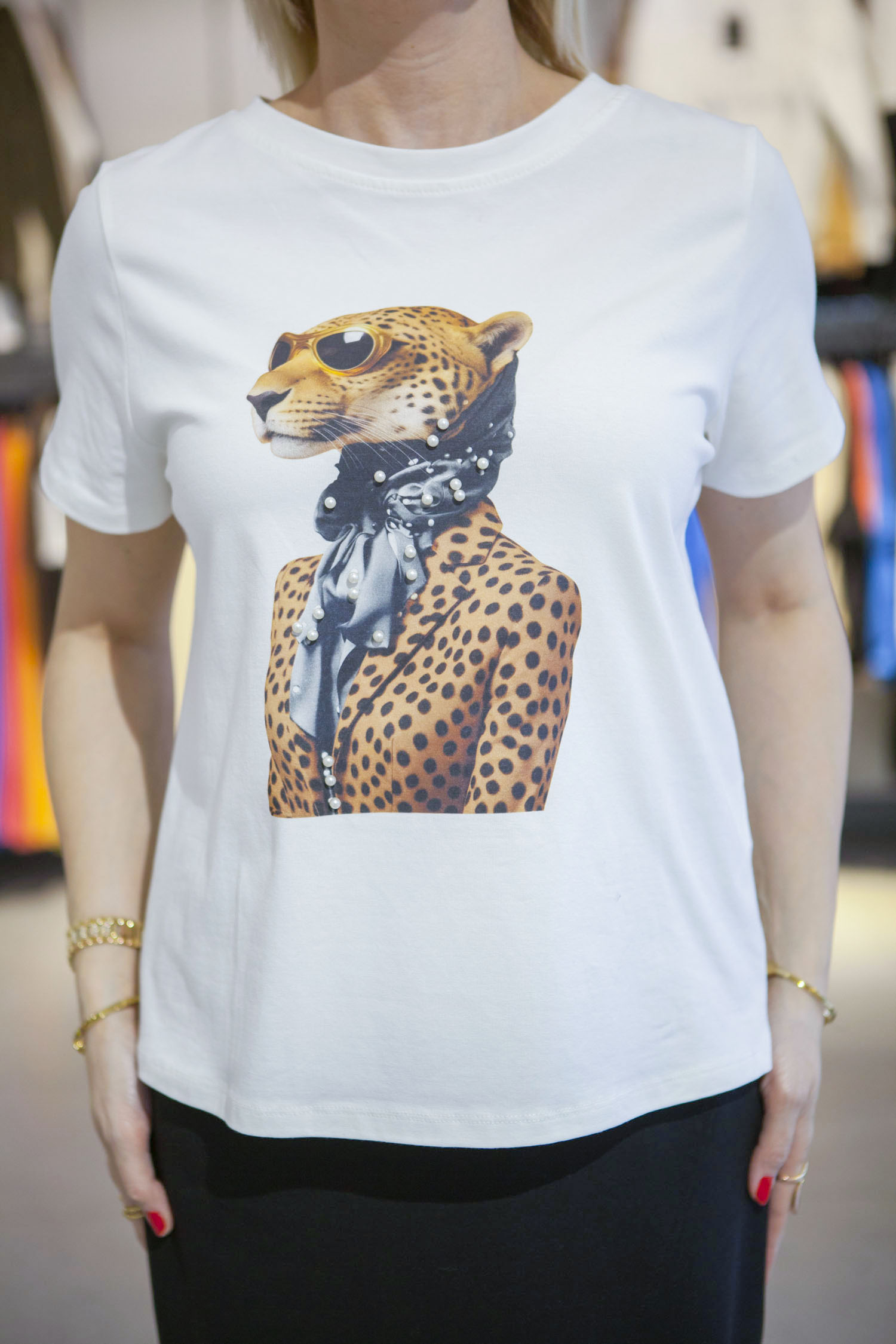 Cropped Faux leather Jacket