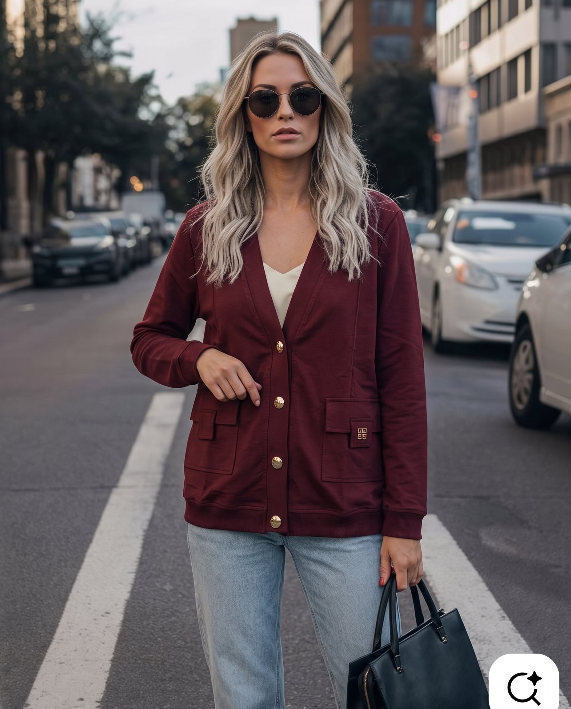 Bluza ŻAKIETOWA NA GUZIKI
