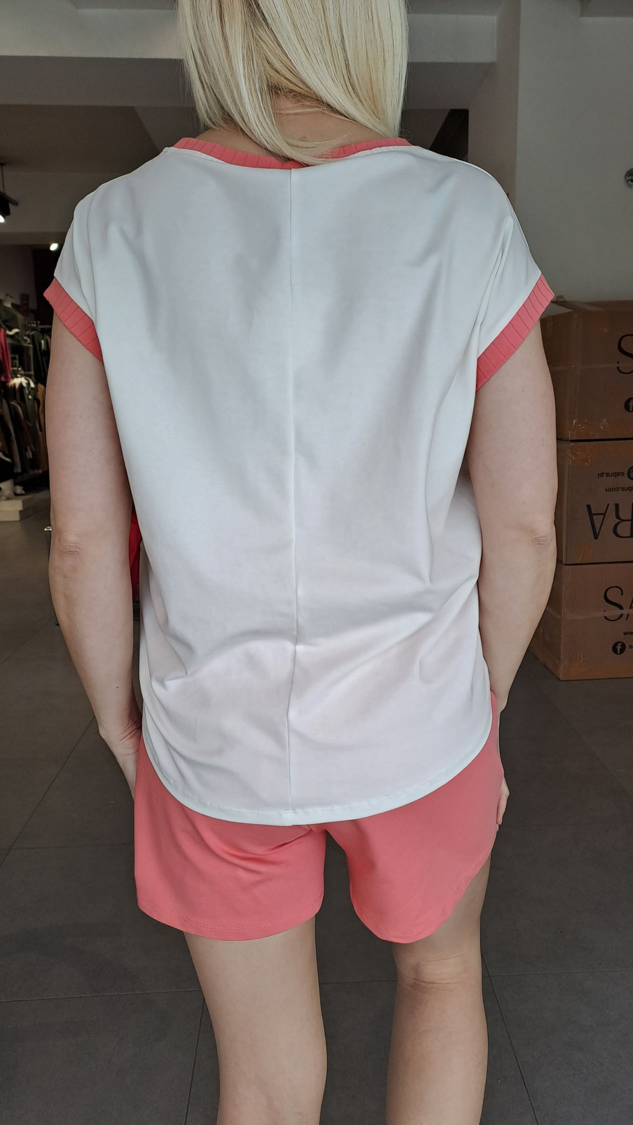 Cropped Faux leather Jacket
