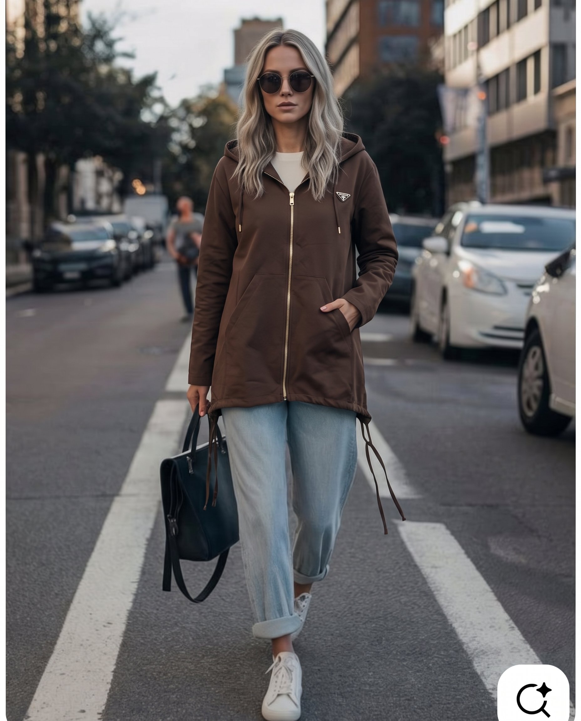 Bluza z nieregularnym dołem