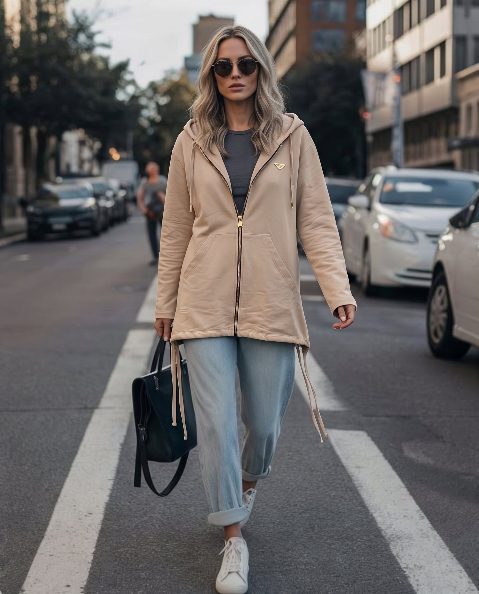 Bluza z nieregularnym dołem - 3