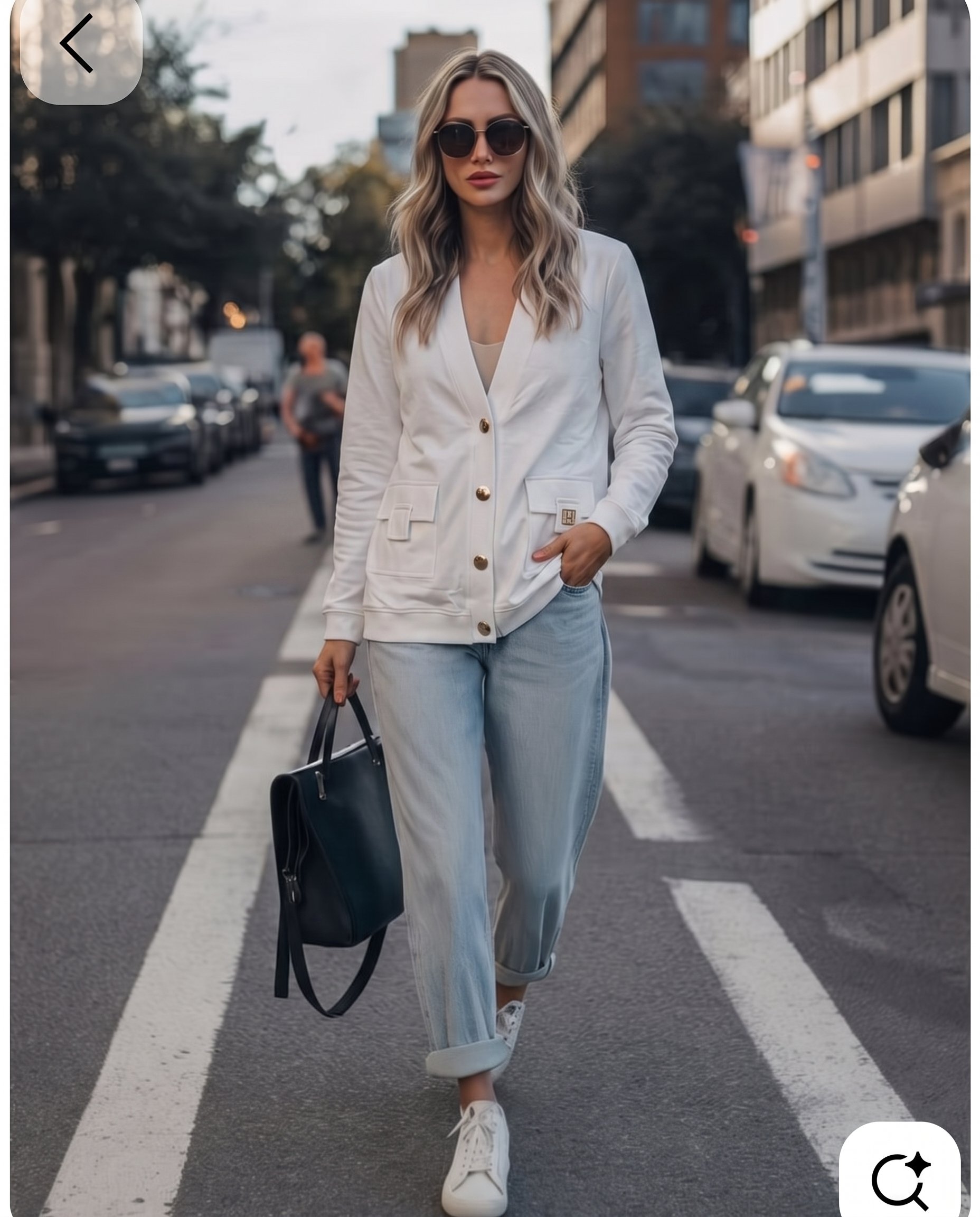 Bluza ŻAKIETOWA NA GUZIKI - 1