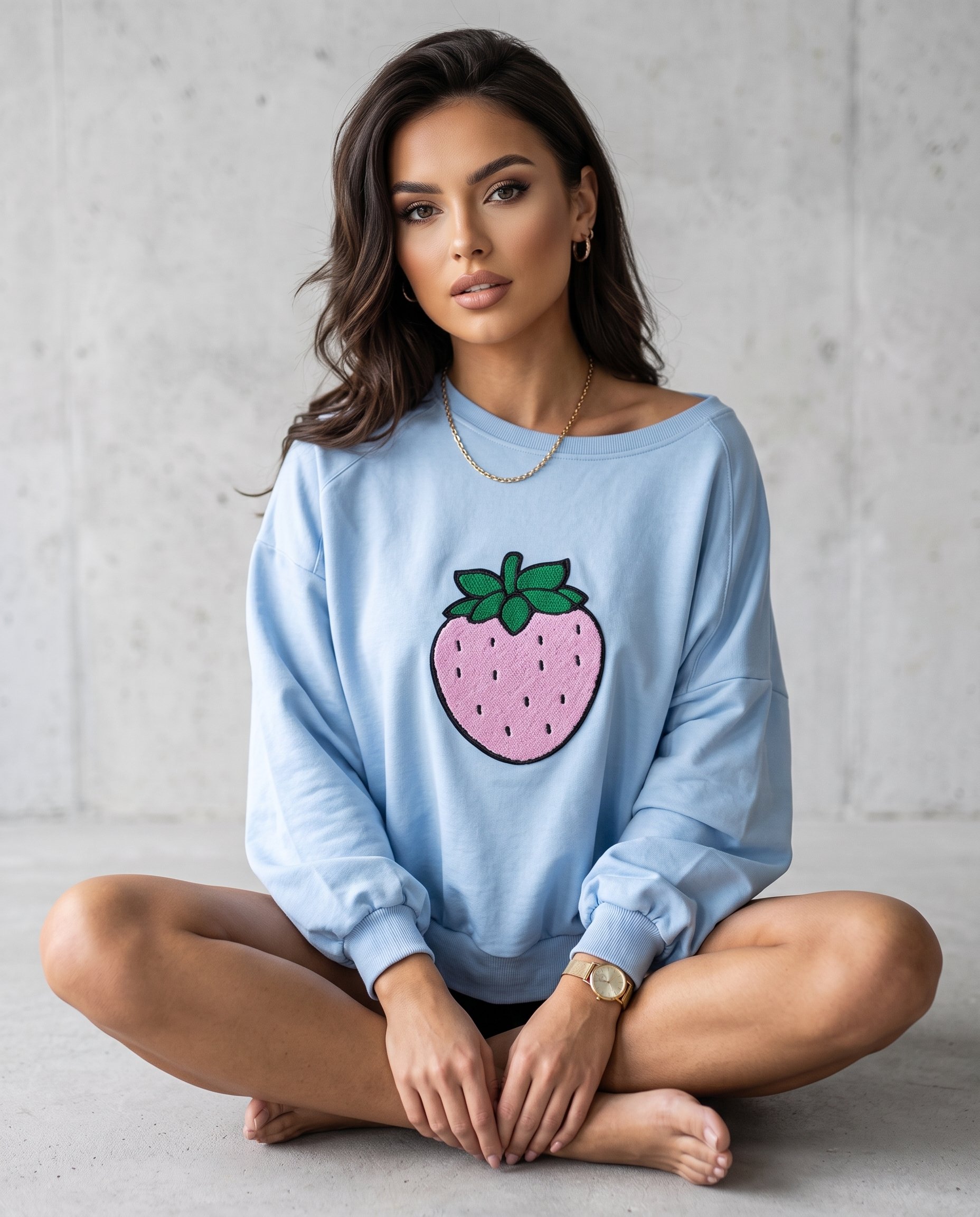 Bluza z TRUSKAWKĄ D-1016 - 3