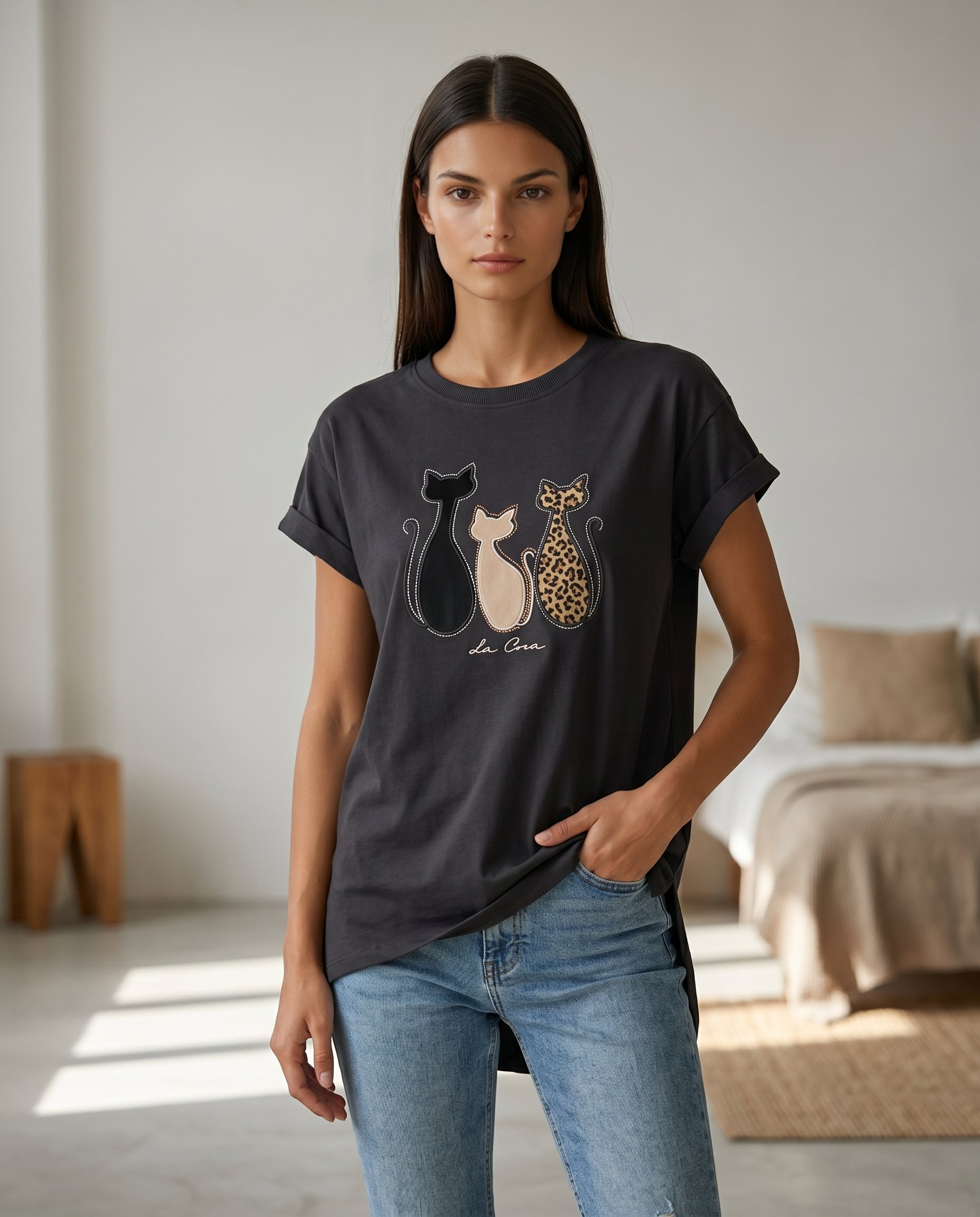 Bluzka z KOTAMI KEN-60533