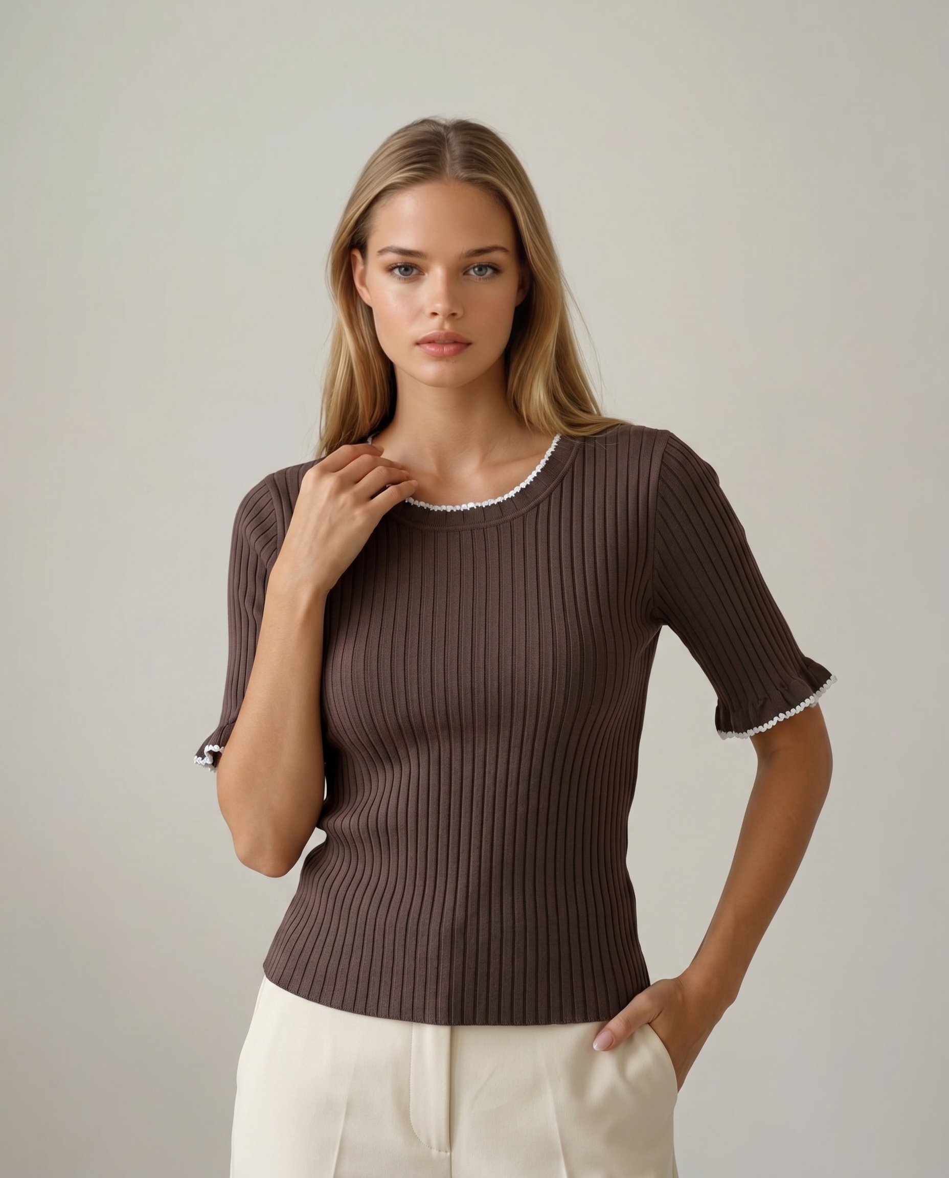 BLUZKA PRĄŻEK KEN-70310 - 1