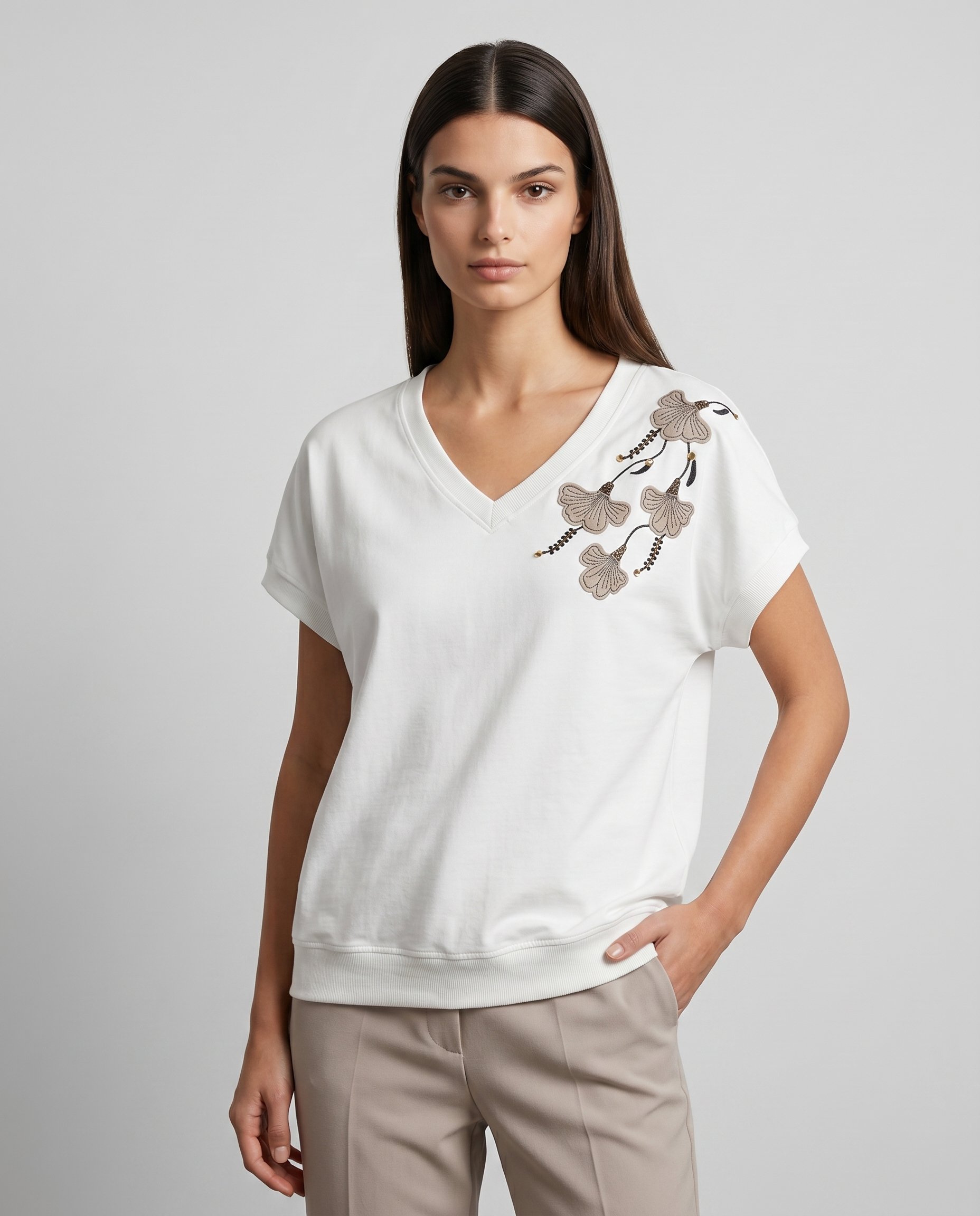 Cropped Faux leather Jacket