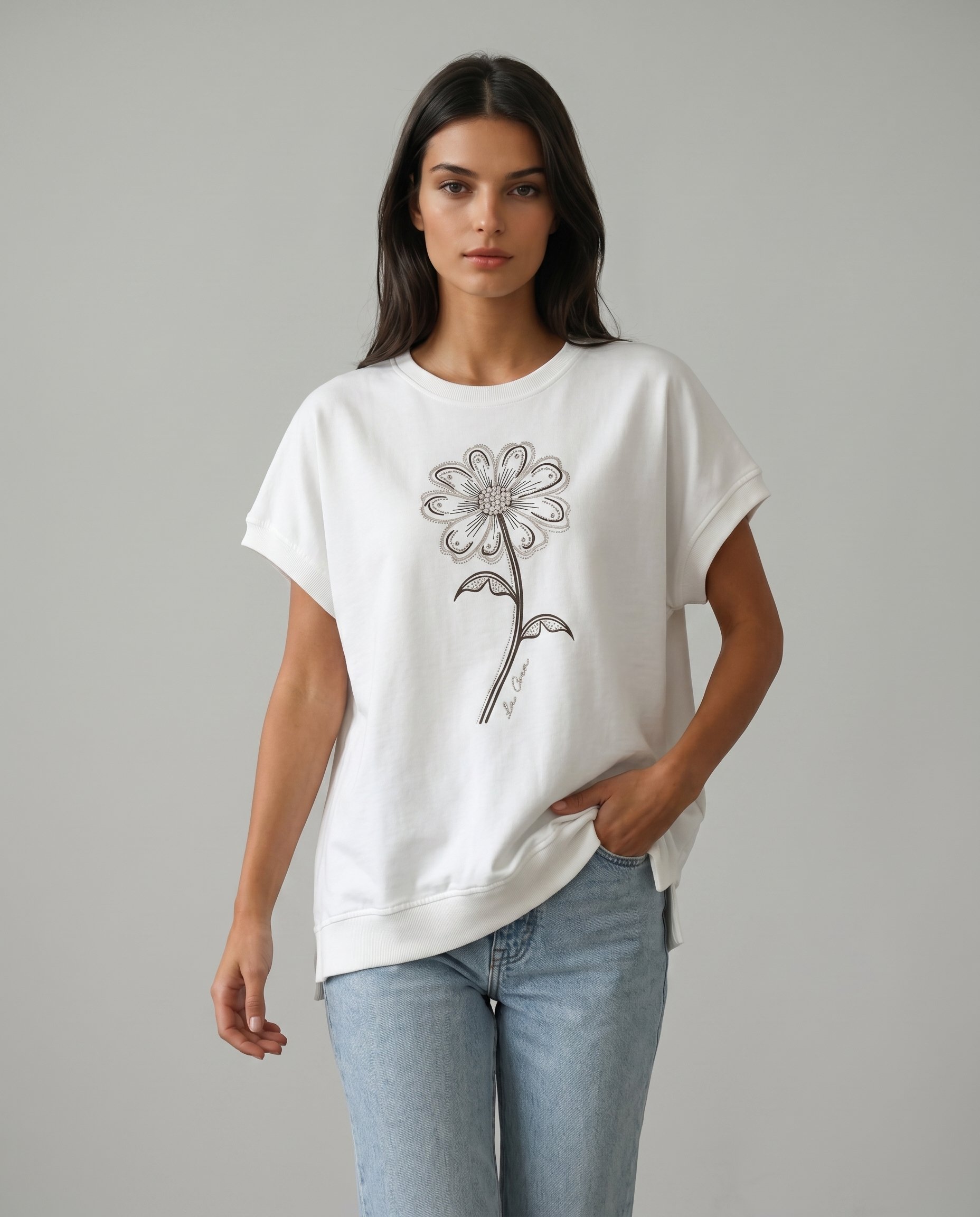 Cropped Faux leather Jacket