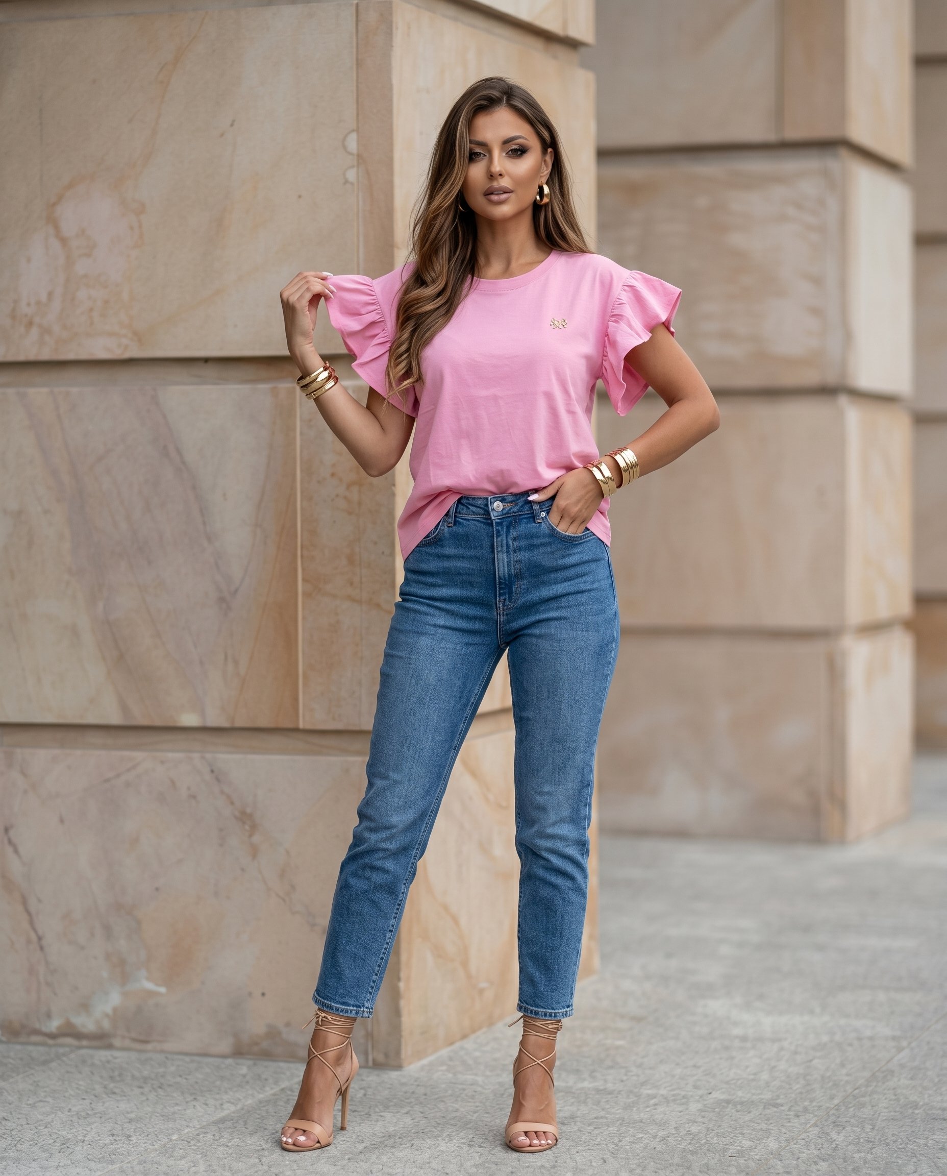 Cropped Faux leather Jacket