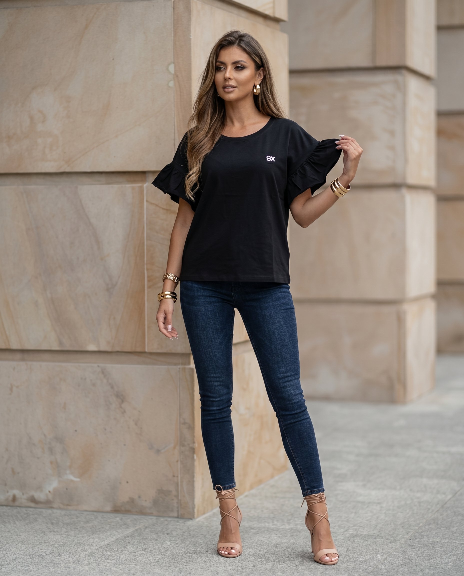 Bluzka z FALBANAMI - 2