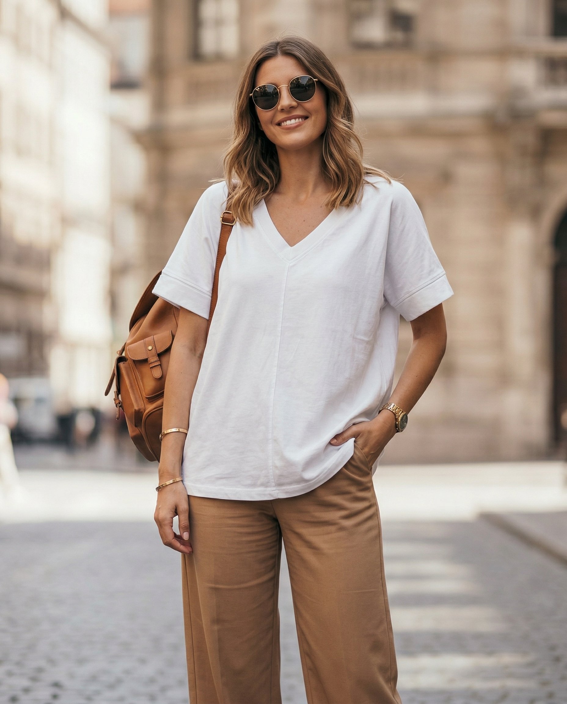 Bluzka w serek ZKI-08 - 9