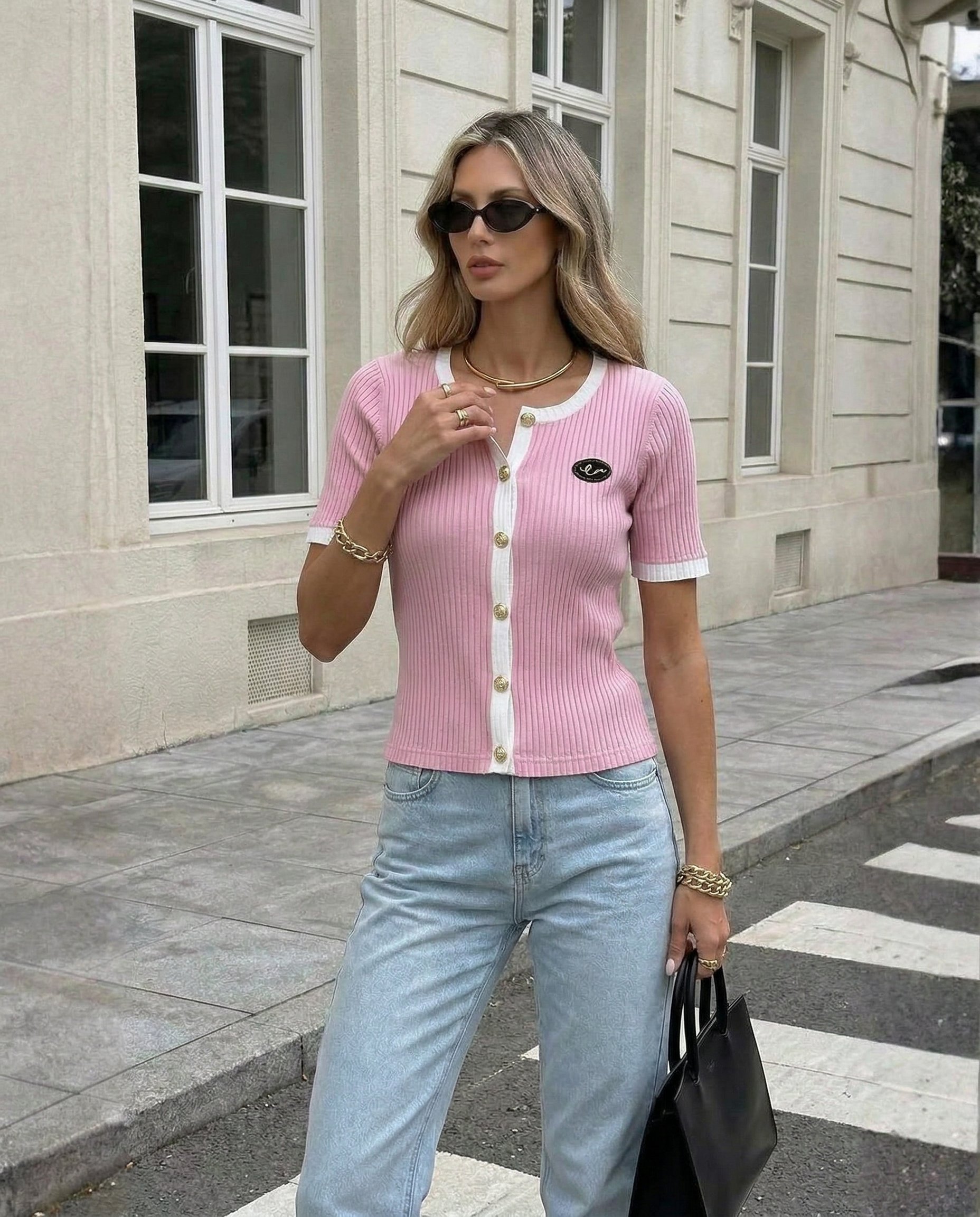 Bluzka z guziczkami - 2