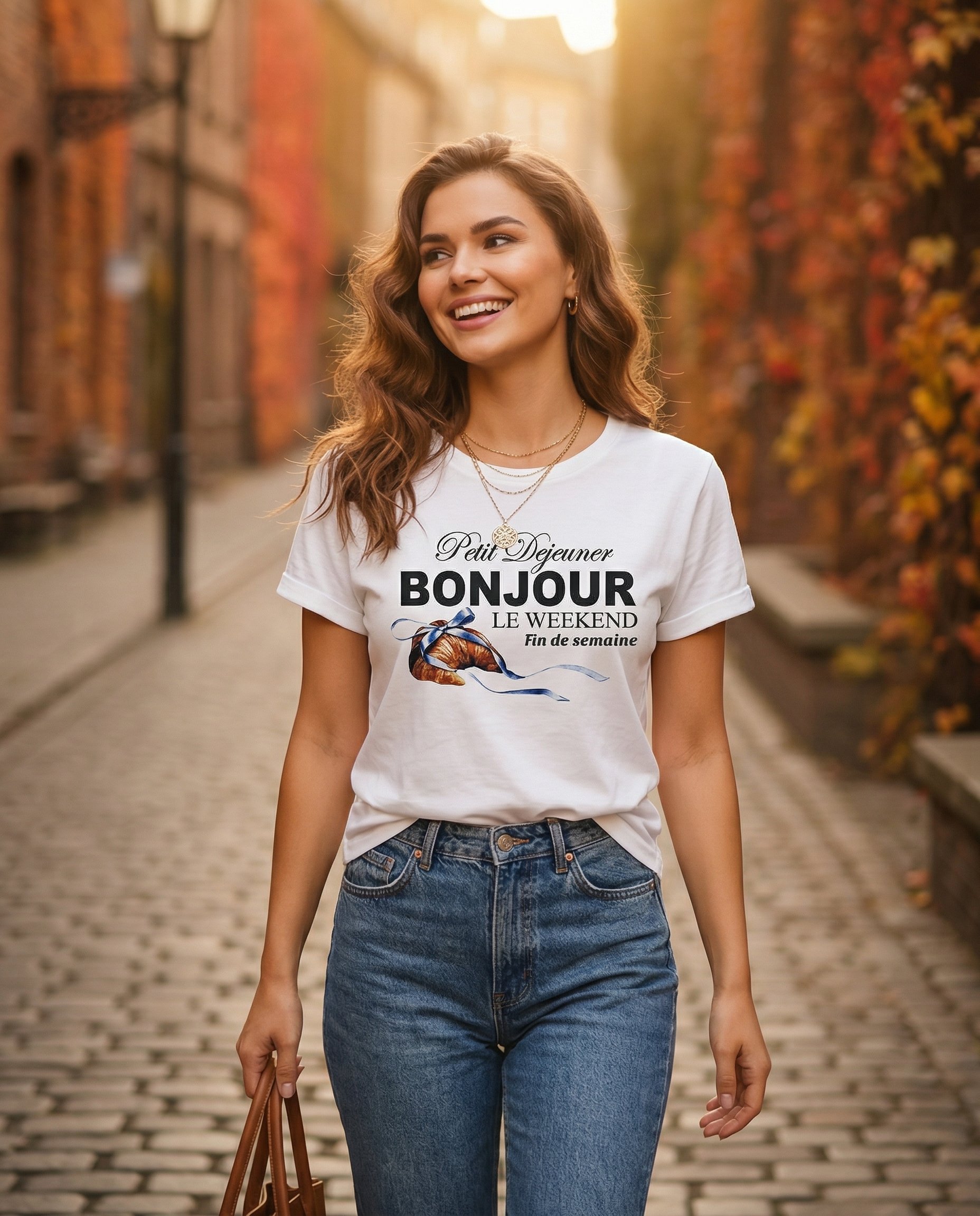 Bluzka z croissant - 5