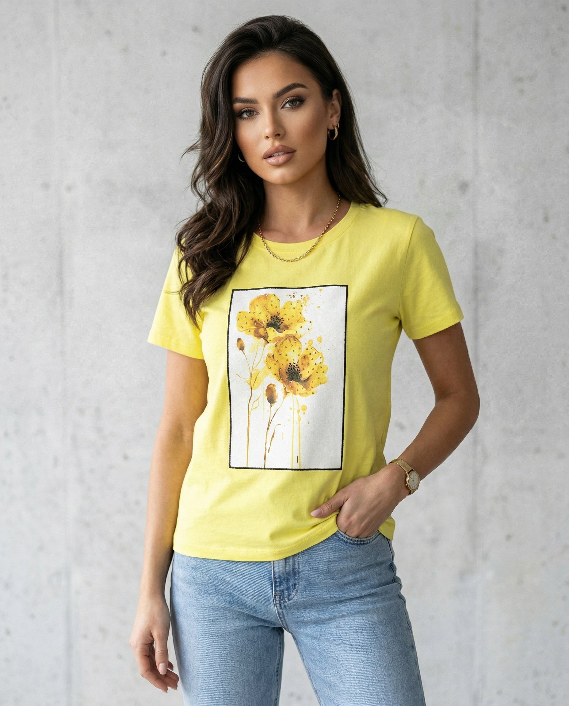 Bluzka z kwiatkiem - 10