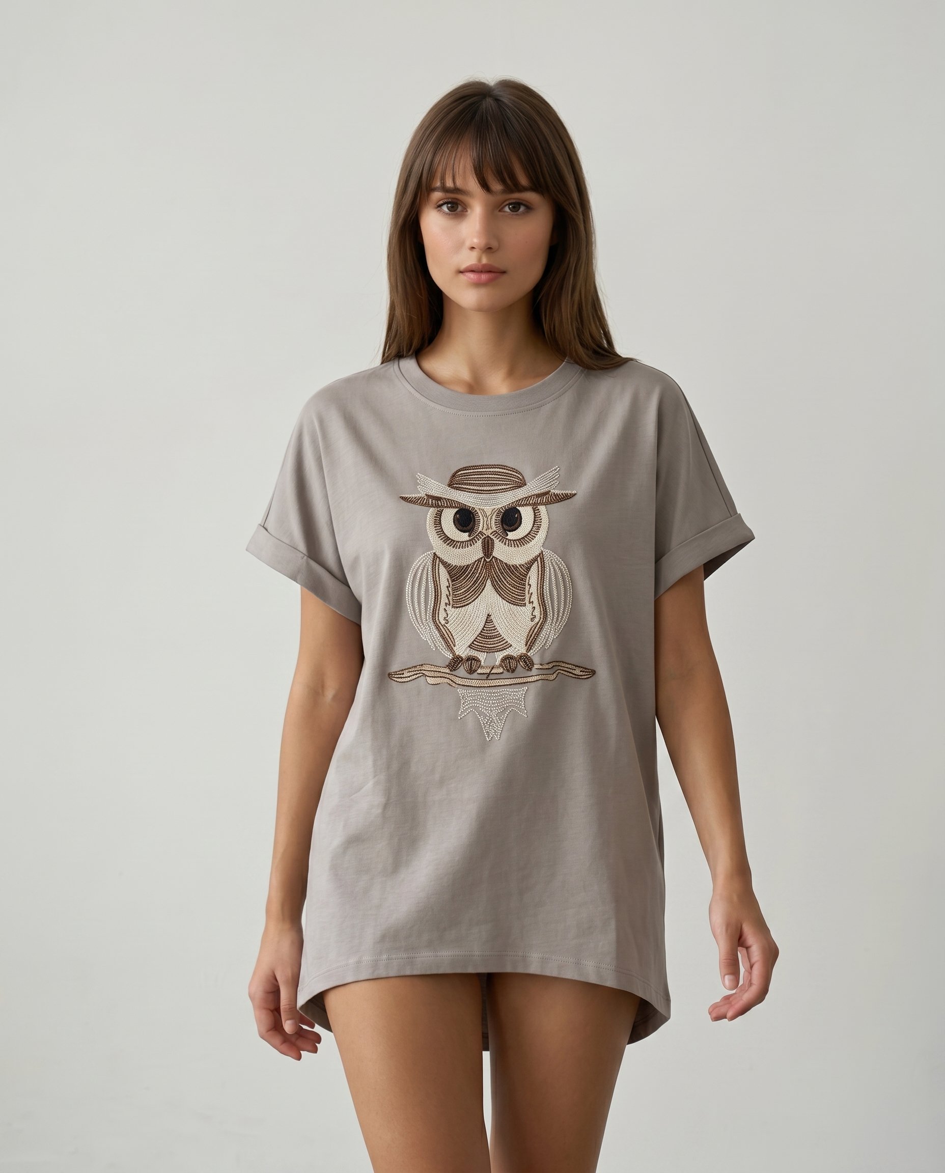Bluzka z SOWĄ KEN-60656 - 5