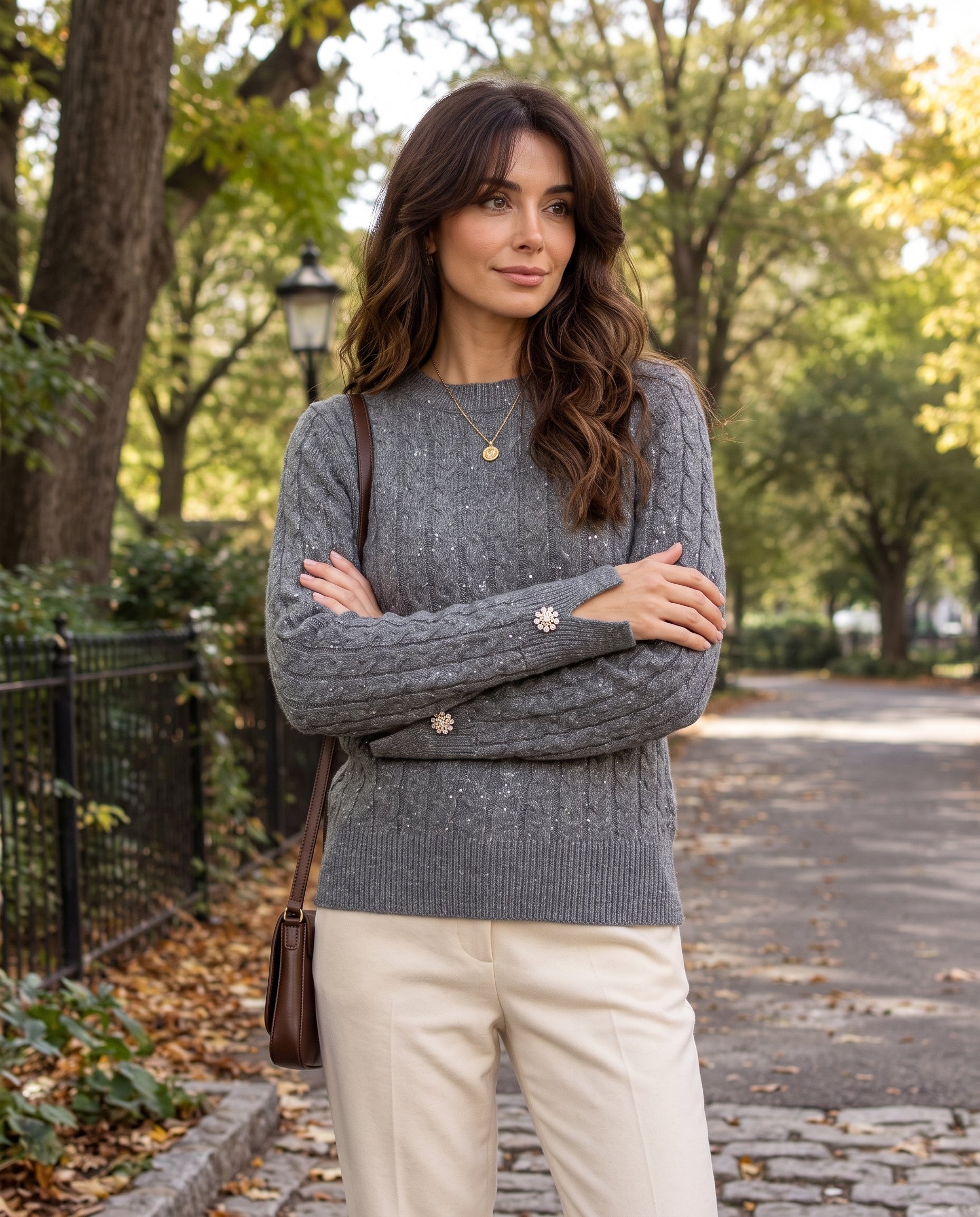 Sweter z cekinami 84567 - 4