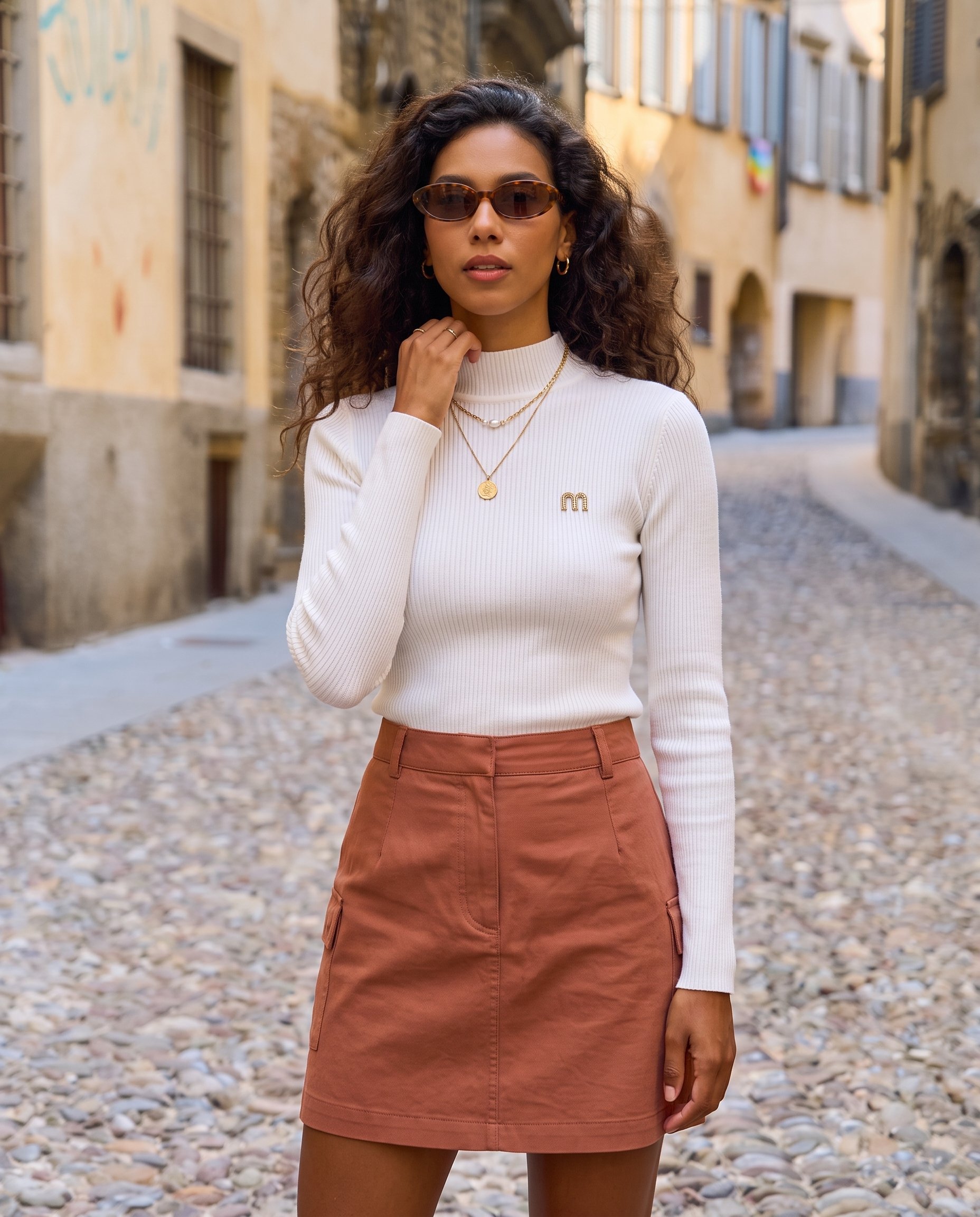 Cropped Faux leather Jacket