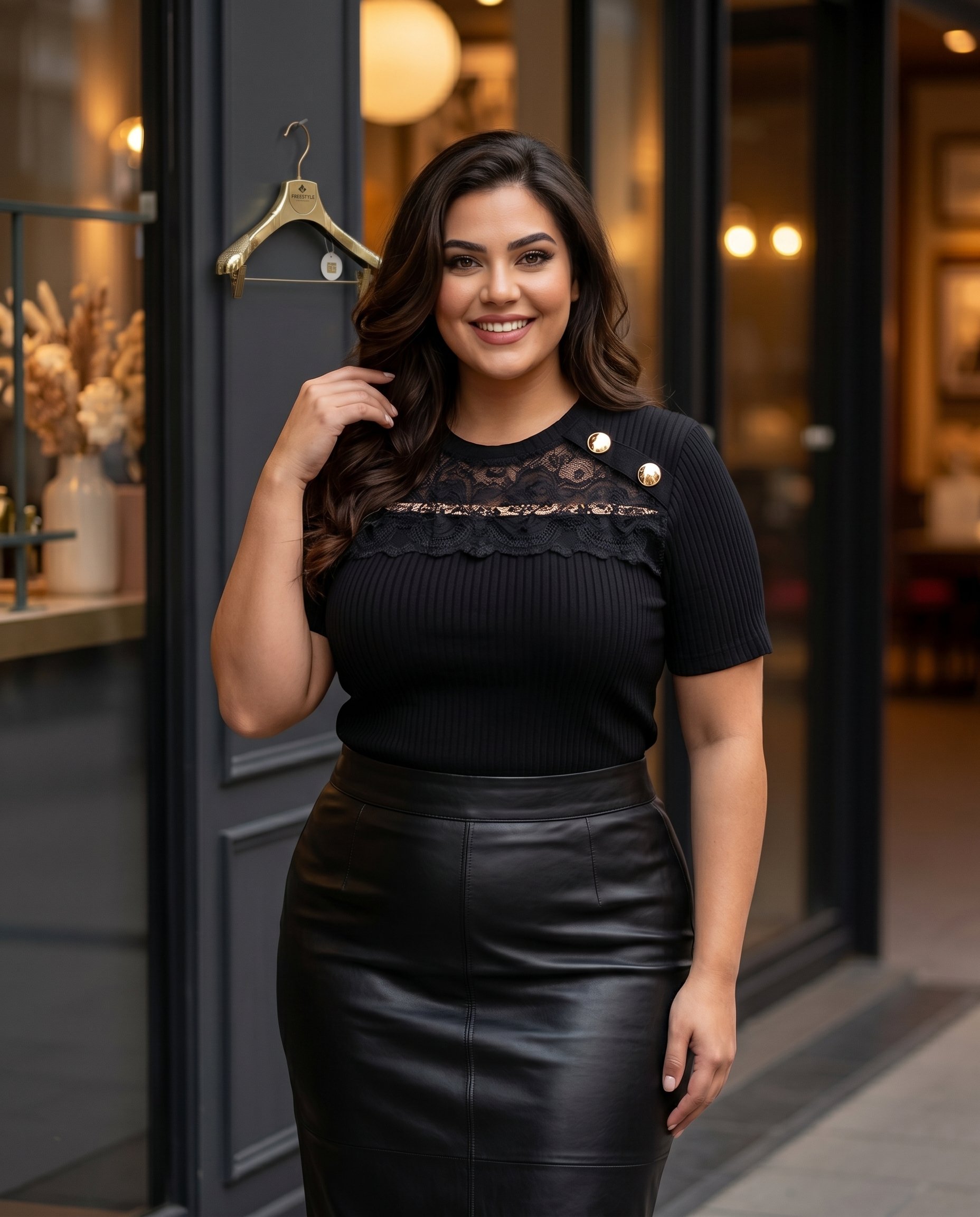 Bluzka z KORONKĄ KEN -70235 - 5