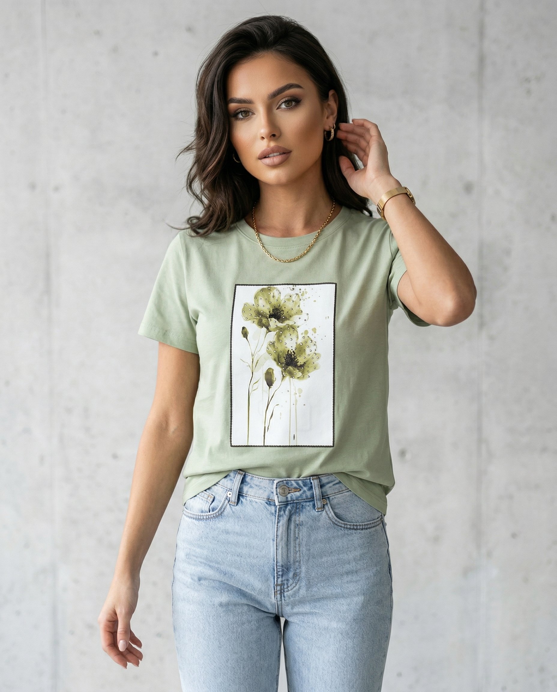 Bluzka z kwiatkiem - 4