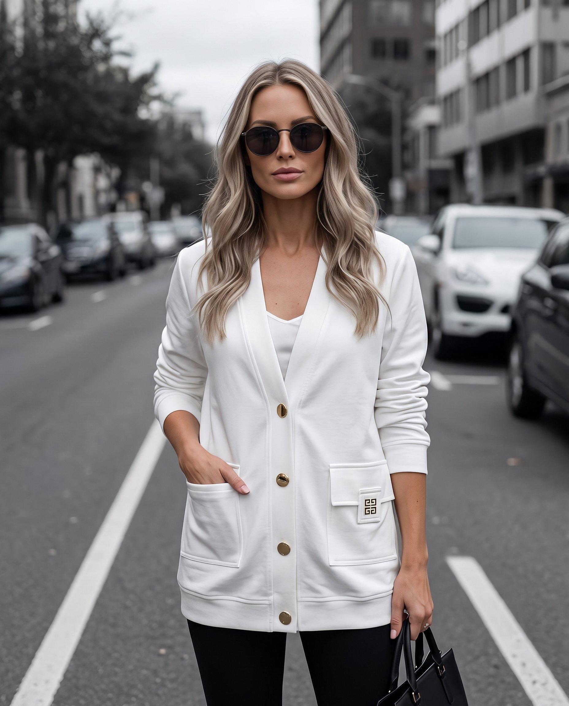 Bluza ŻAKIETOWA NA GUZIKI - 7
