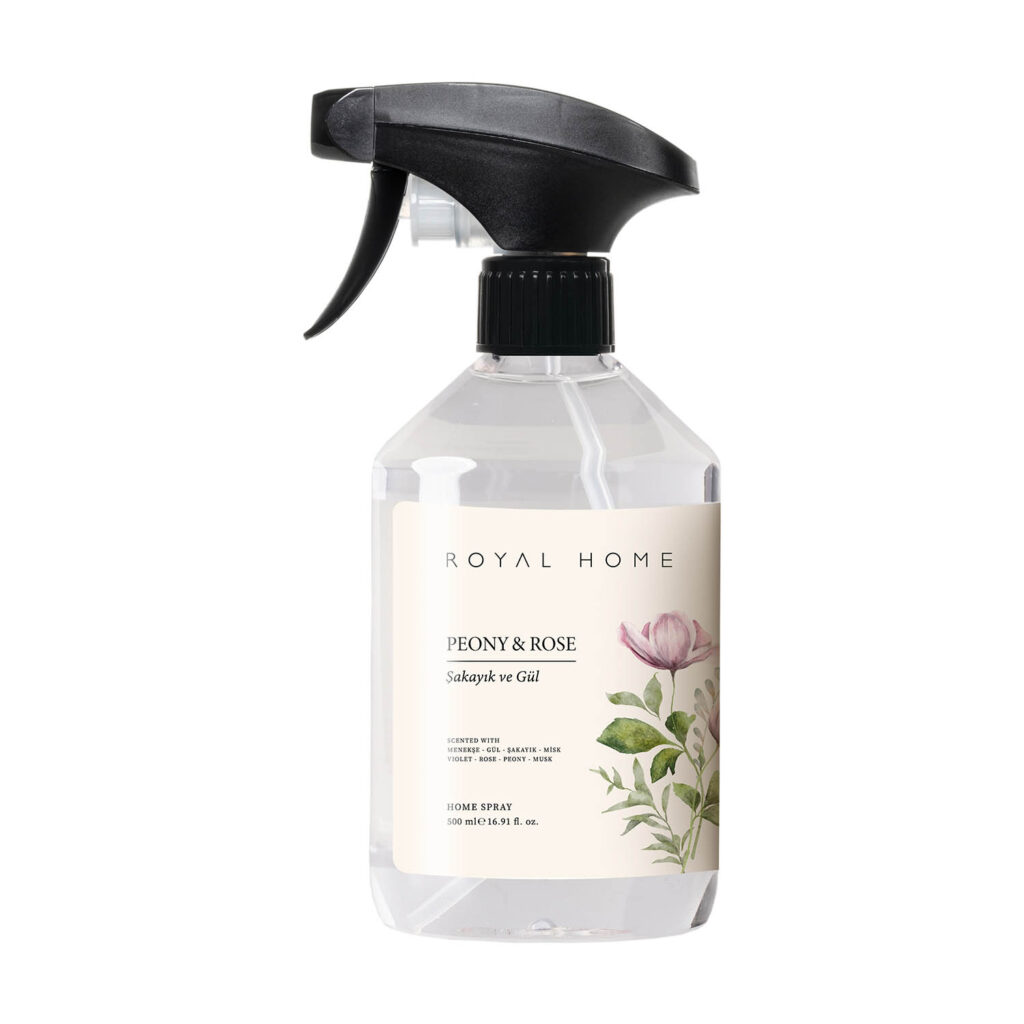 ODŚWIEŻACZ POWIETRZA W SPRAYU PIWONIA I RÓŻA 500 ML (S110)